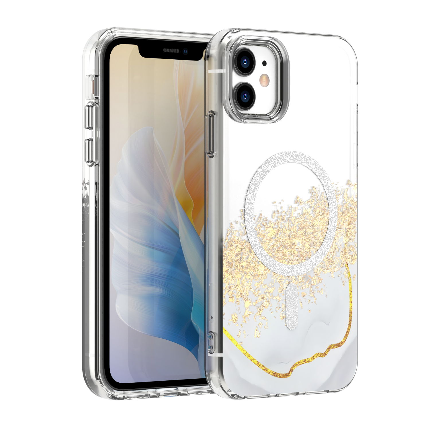 Epoxy Mag skal för iPhone 11 vit