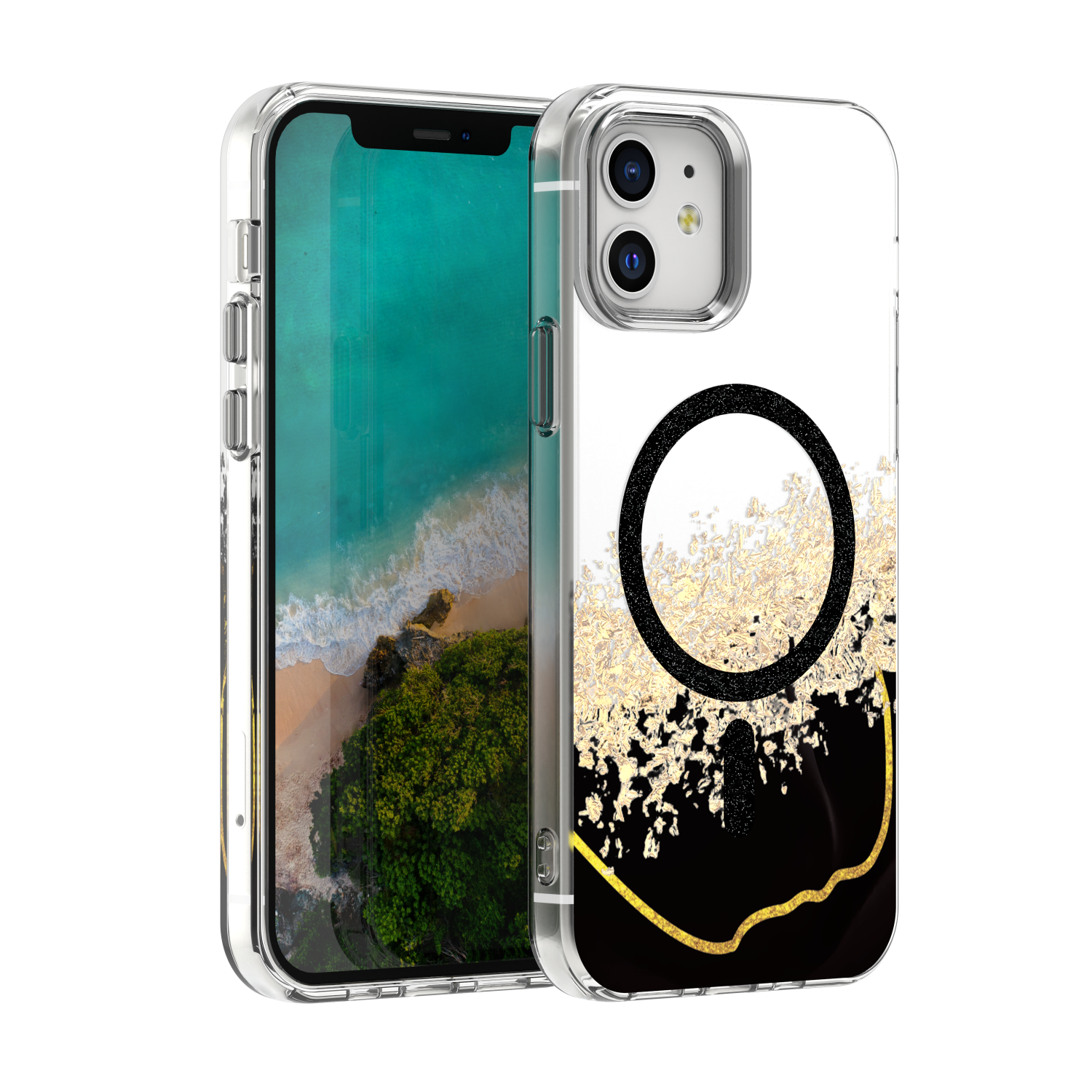 Epoxy Mag skal för iPhone 12 / 12 Pro svart
