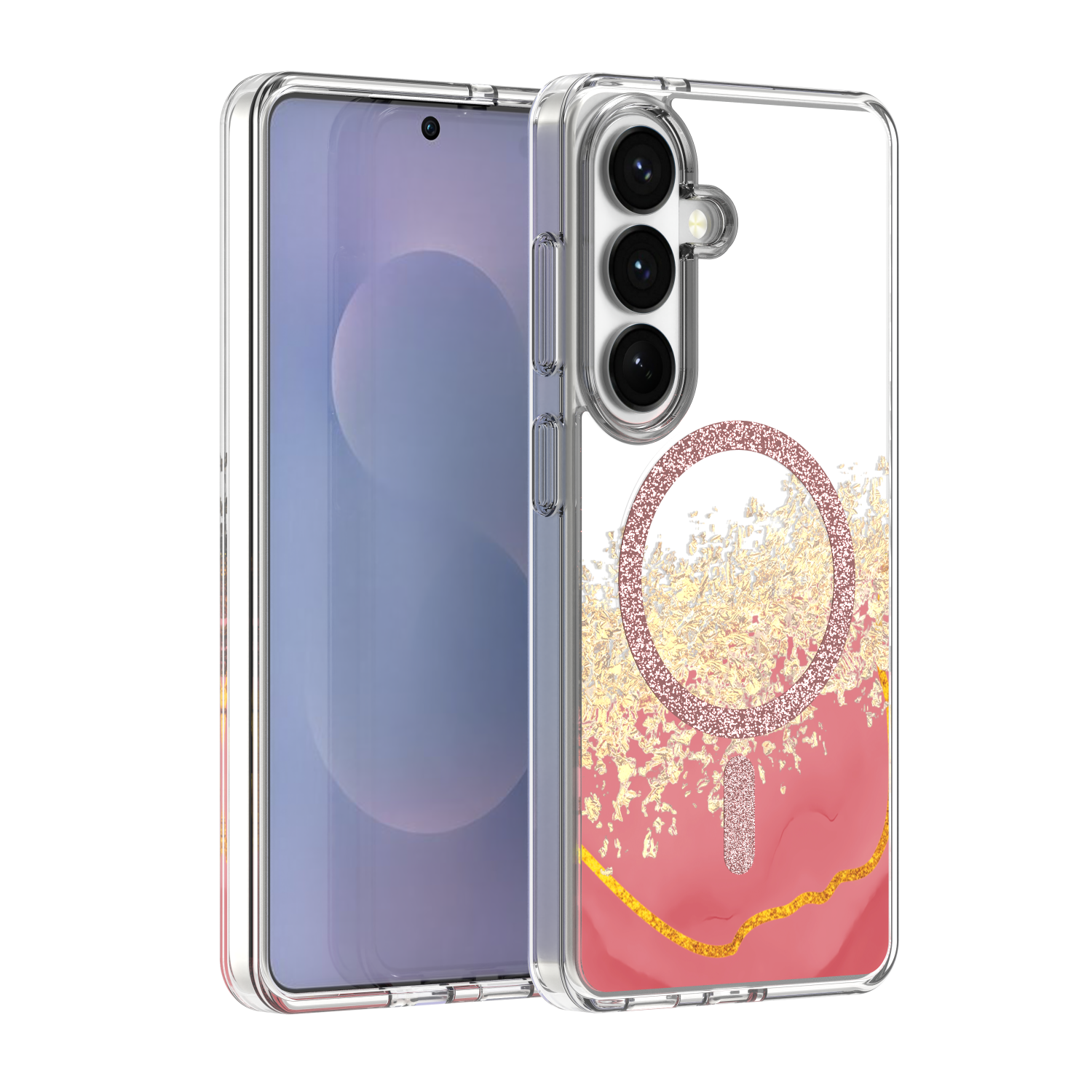Epoxy Mag skal för Samsung Galaxy S26 rosa