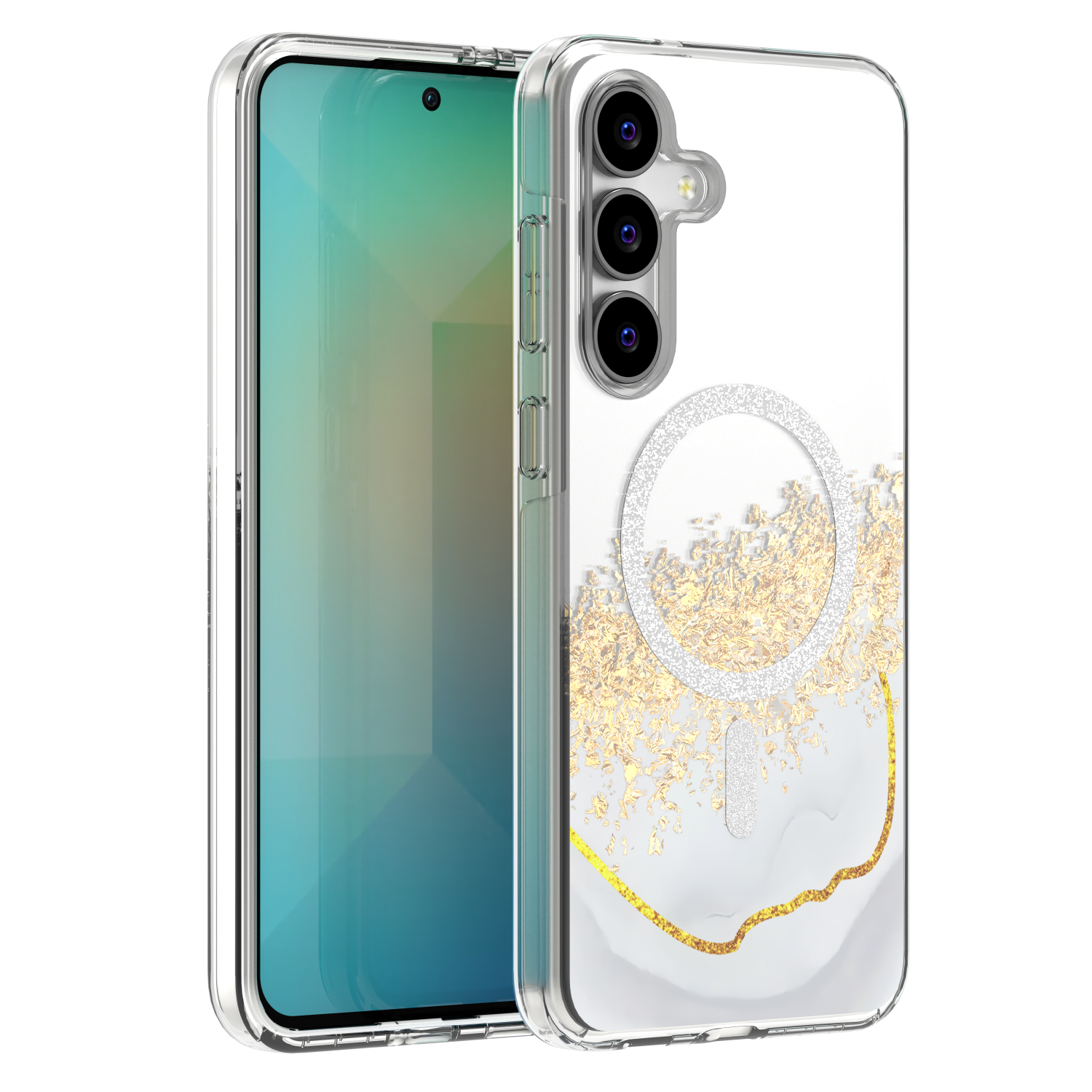 Epoxy Mag skal för Samsung Galaxy S26 Plus vit