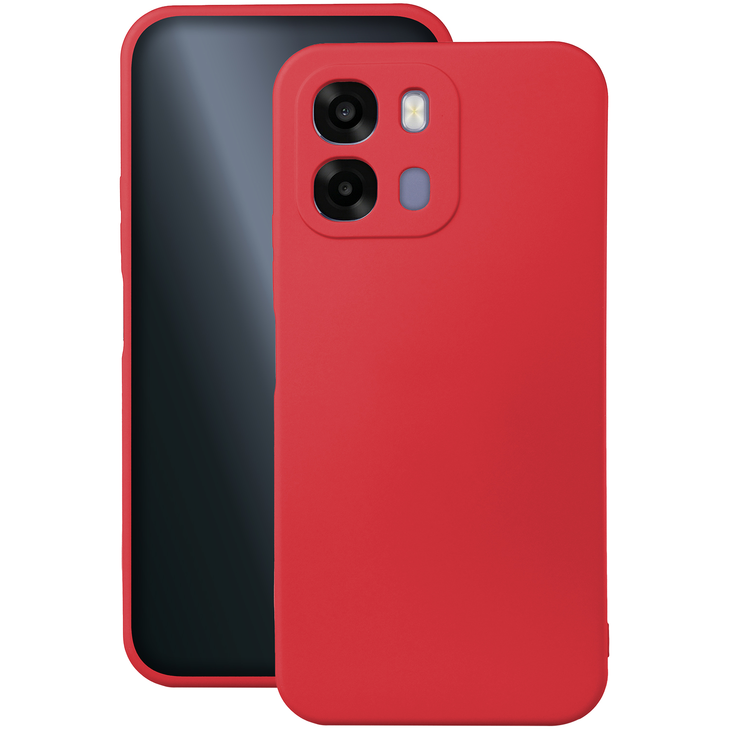 Silicon skal för Oppo A6 4G / A6 5G / A6X 4G / A6X 5G / A6S 4G / A6S 5G Global röd