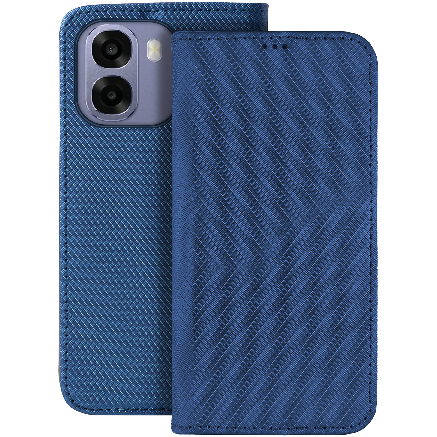 Smart Magnet fodral för Oppo A6 4G / A6 5G / A6X 4G / A6X 5G / A6S 4G / A6S 5G Global marinblå