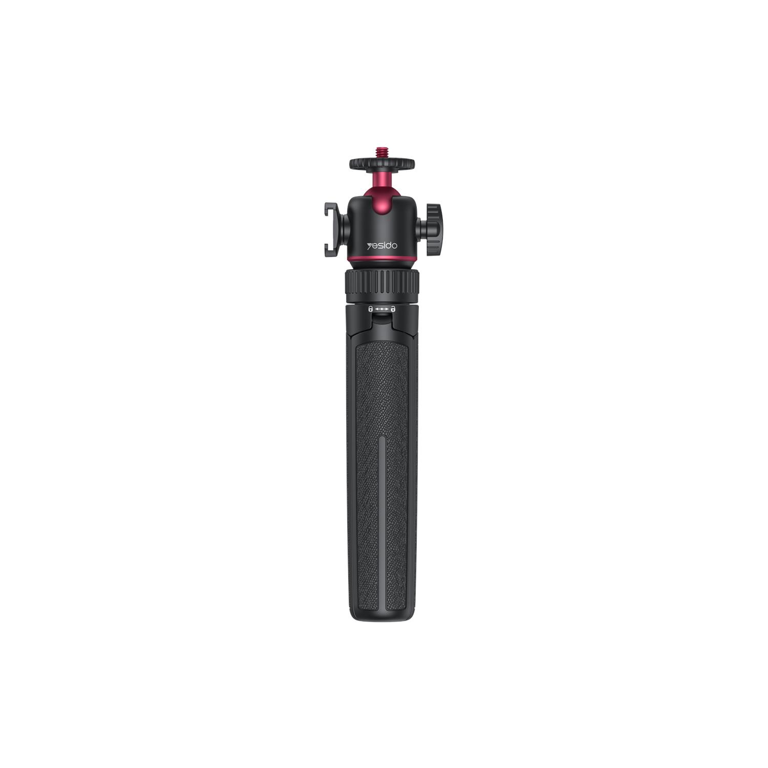 YESIDO TRIPOD WITH CAMARA hållare SF26 <65CM svart