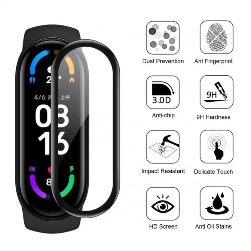härdat glas 3D MI BAND 9 / M9