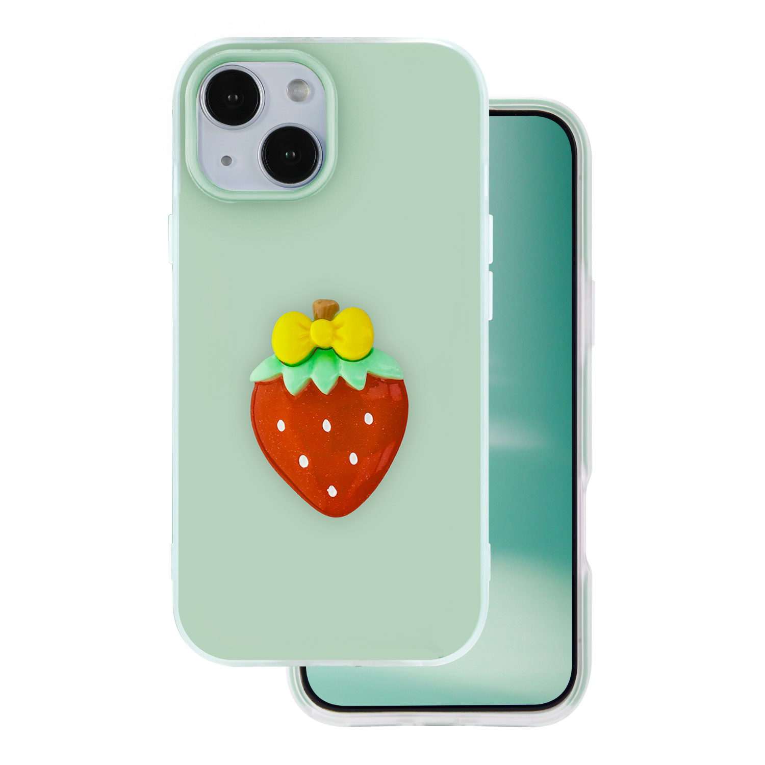 Fruit 2in1 skal för iPhone 12 / 12 Pro grön
