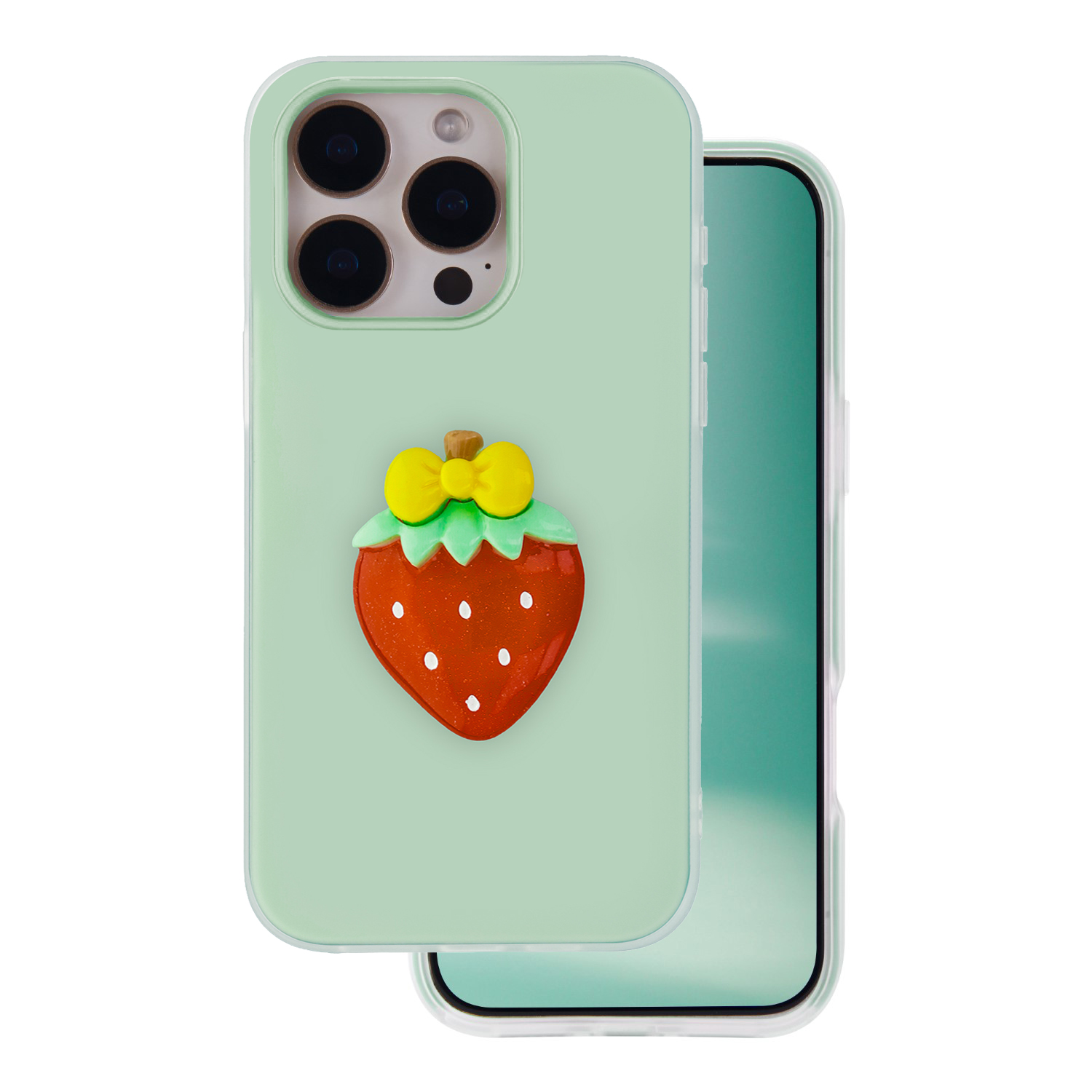 Fruit 2in1 skal för iPhone 15 Pro grön
