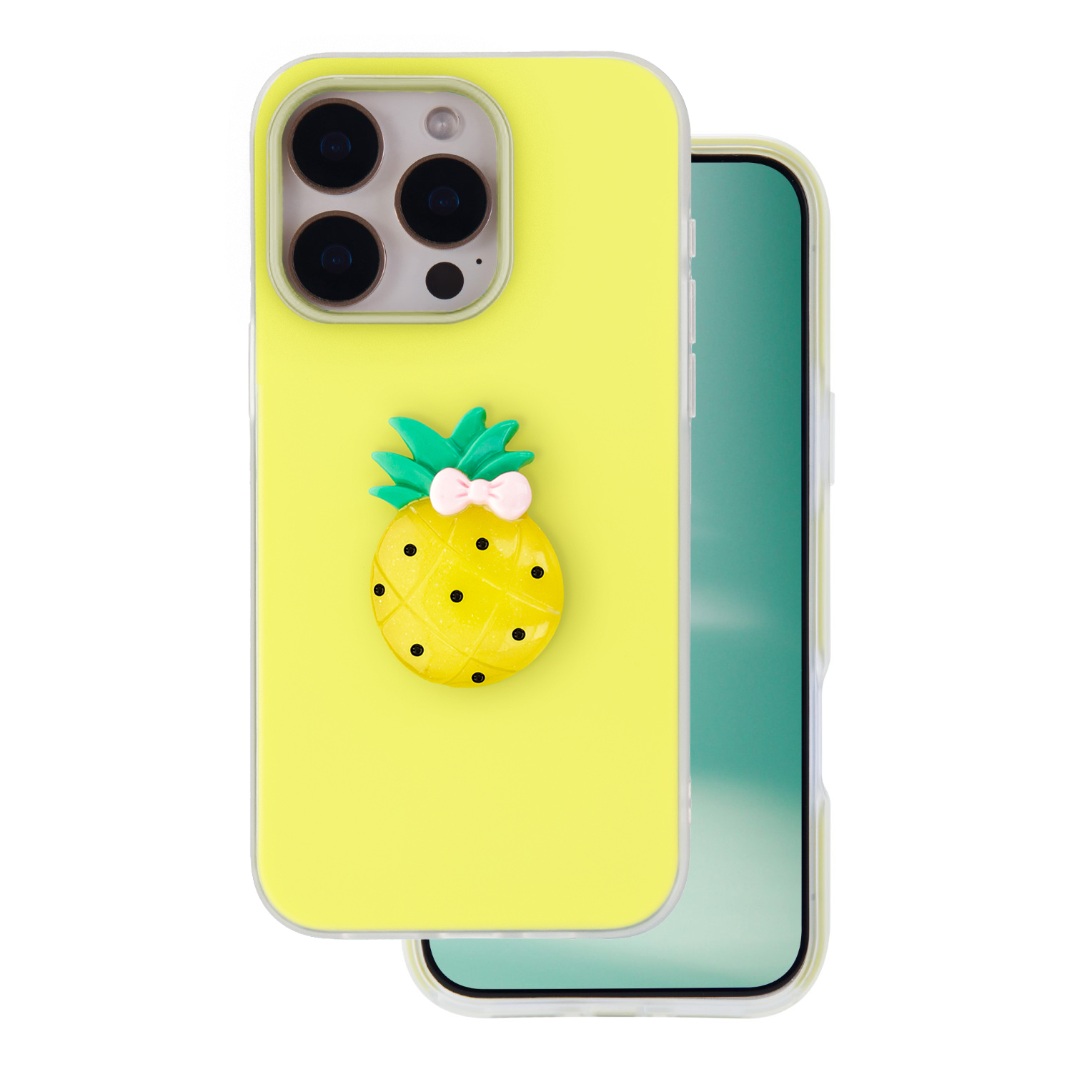 Fruit 2in1 skal för iPhone 16 Pro gul