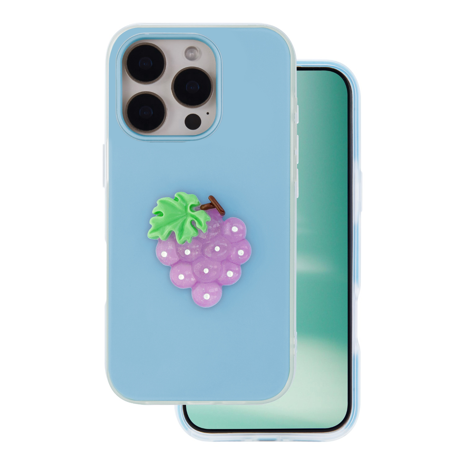 Fruit 2in1 skal för iPhone 16 Pro blå