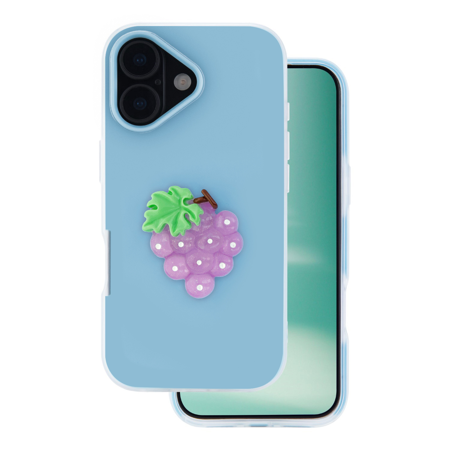 Fruit 2in1 skal för iPhone 16 blå