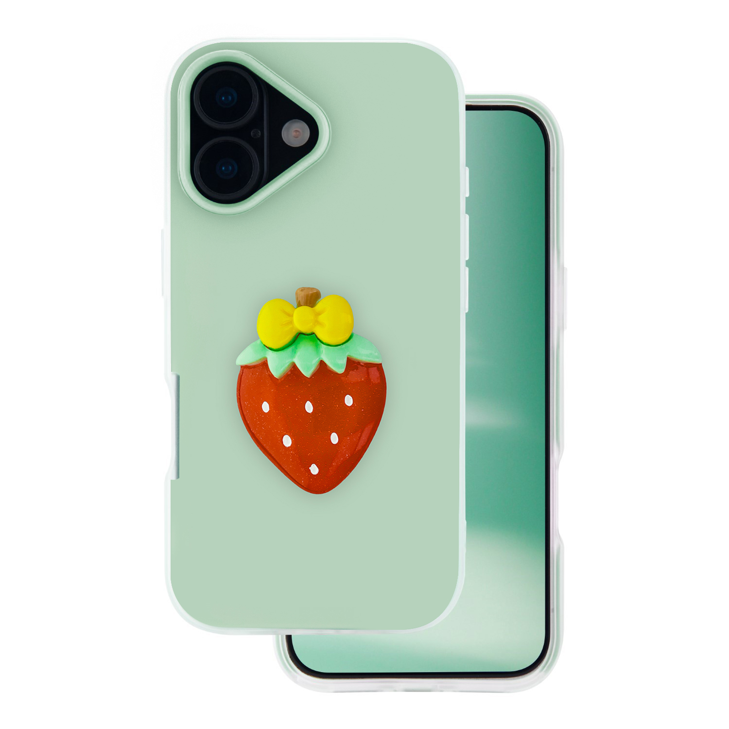 Fruit 2in1 skal för iPhone 16 grön