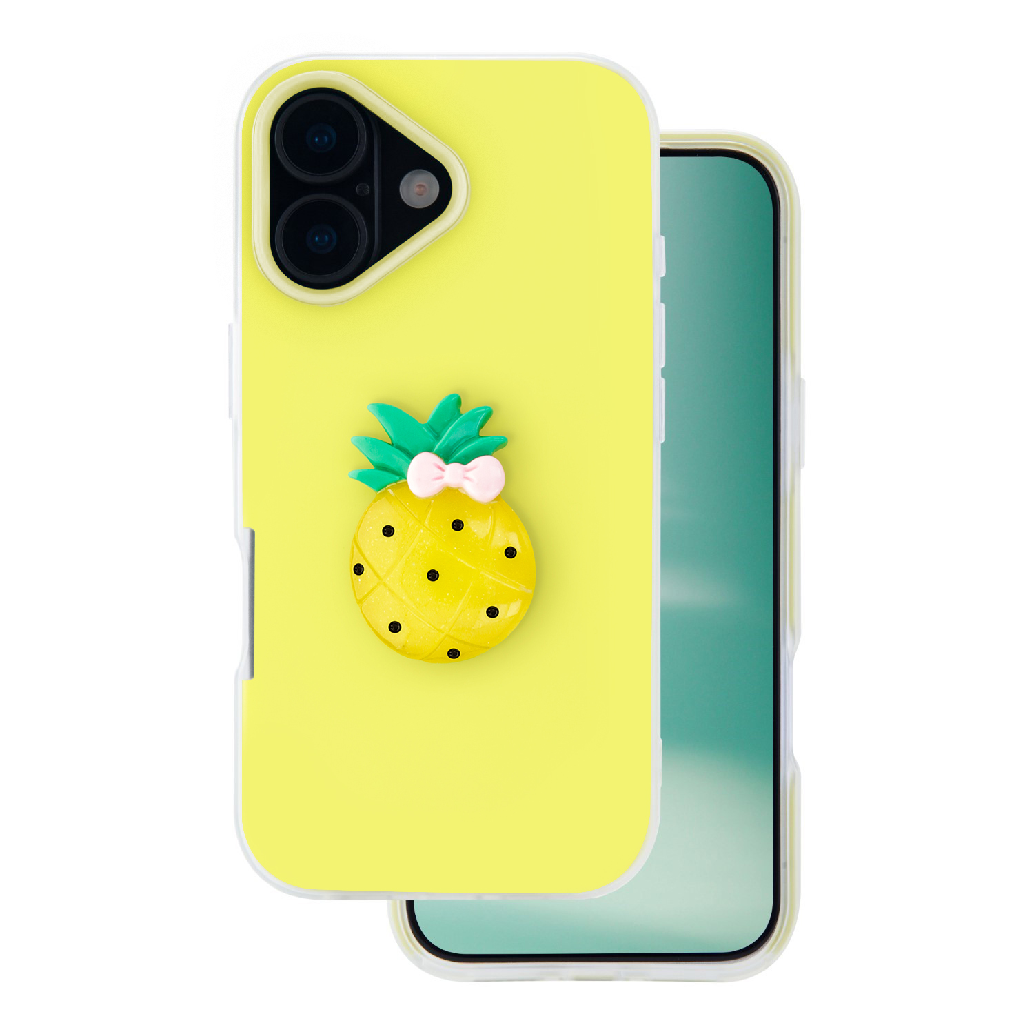 Fruit 2in1 skal för iPhone 16 gul
