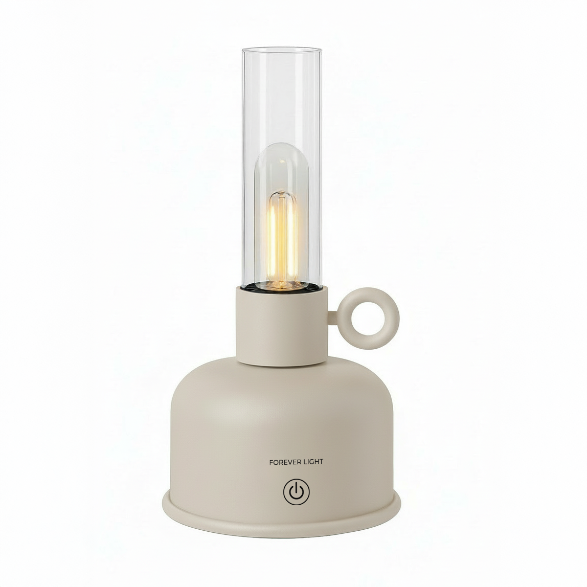 Forever Light Vintage Petroleum LED Lamp FLR-05 Light beige