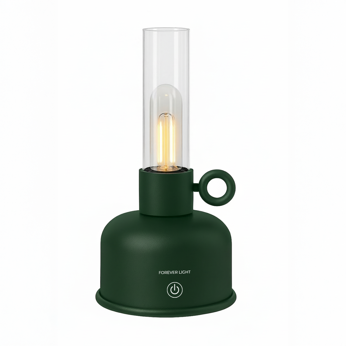 Forever Light Vintage Petroleum LED Lamp FLR-04 Bottle grön