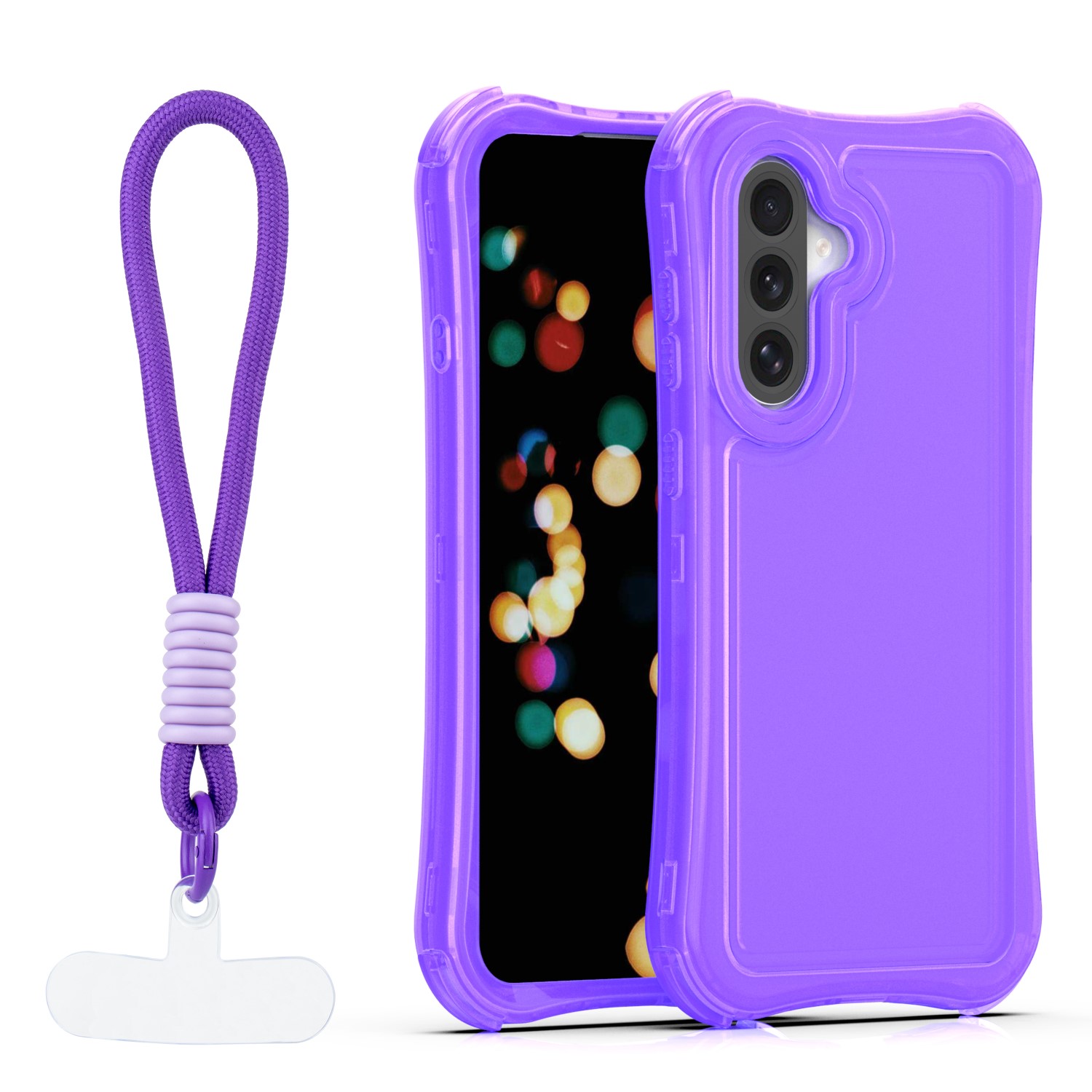 Safepop skal with strap för Samsung Galaxy A36 5G / A56 5G / A37 5G lila
