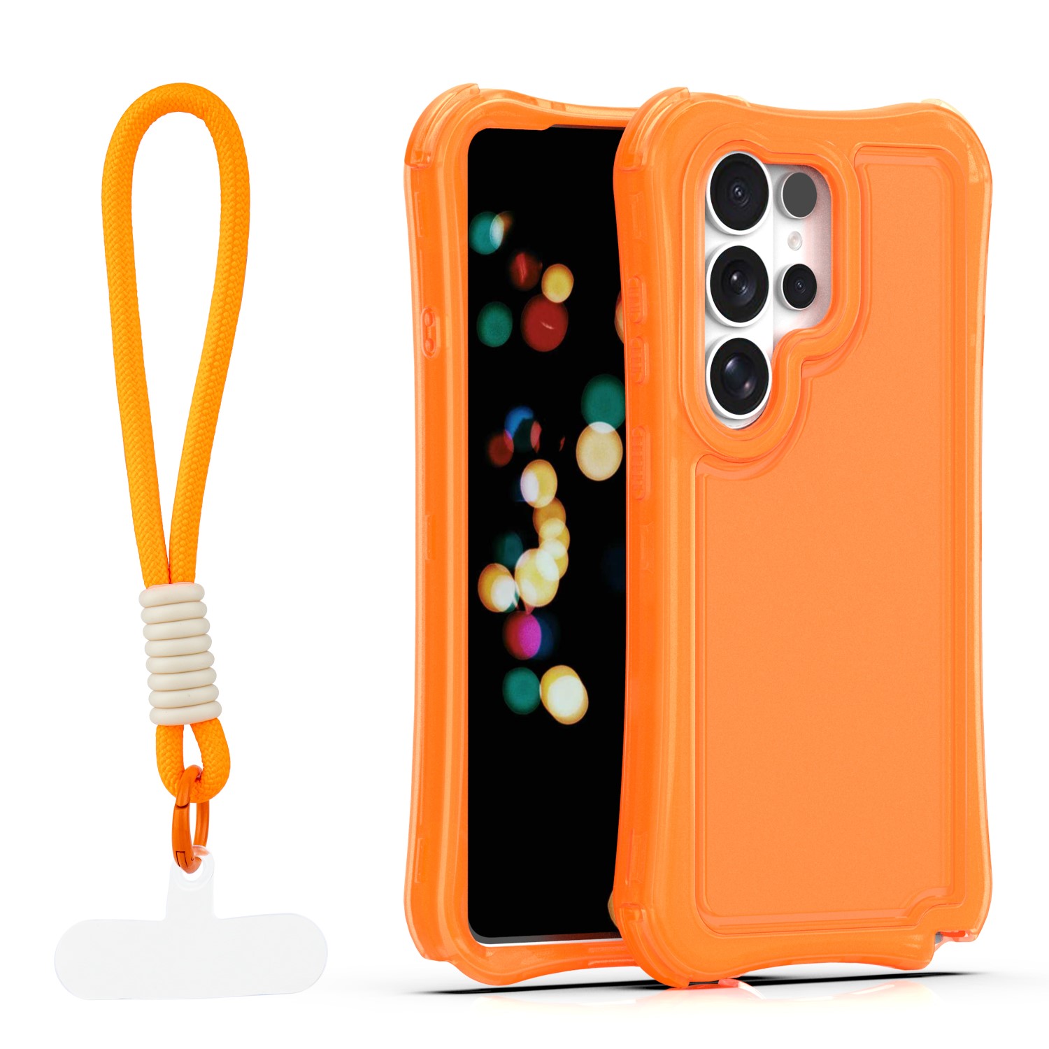 Safepop skal with strap för Samsung Galaxy S26 Ultra orange