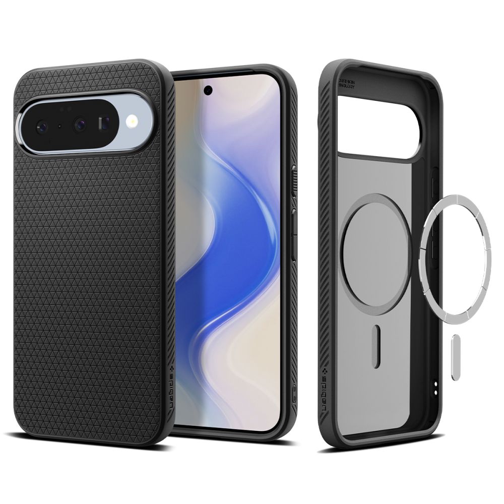 Spigen Liquid Air Mag Magsafe fodral för Google Pixel 10 / 10 Pro matt svart