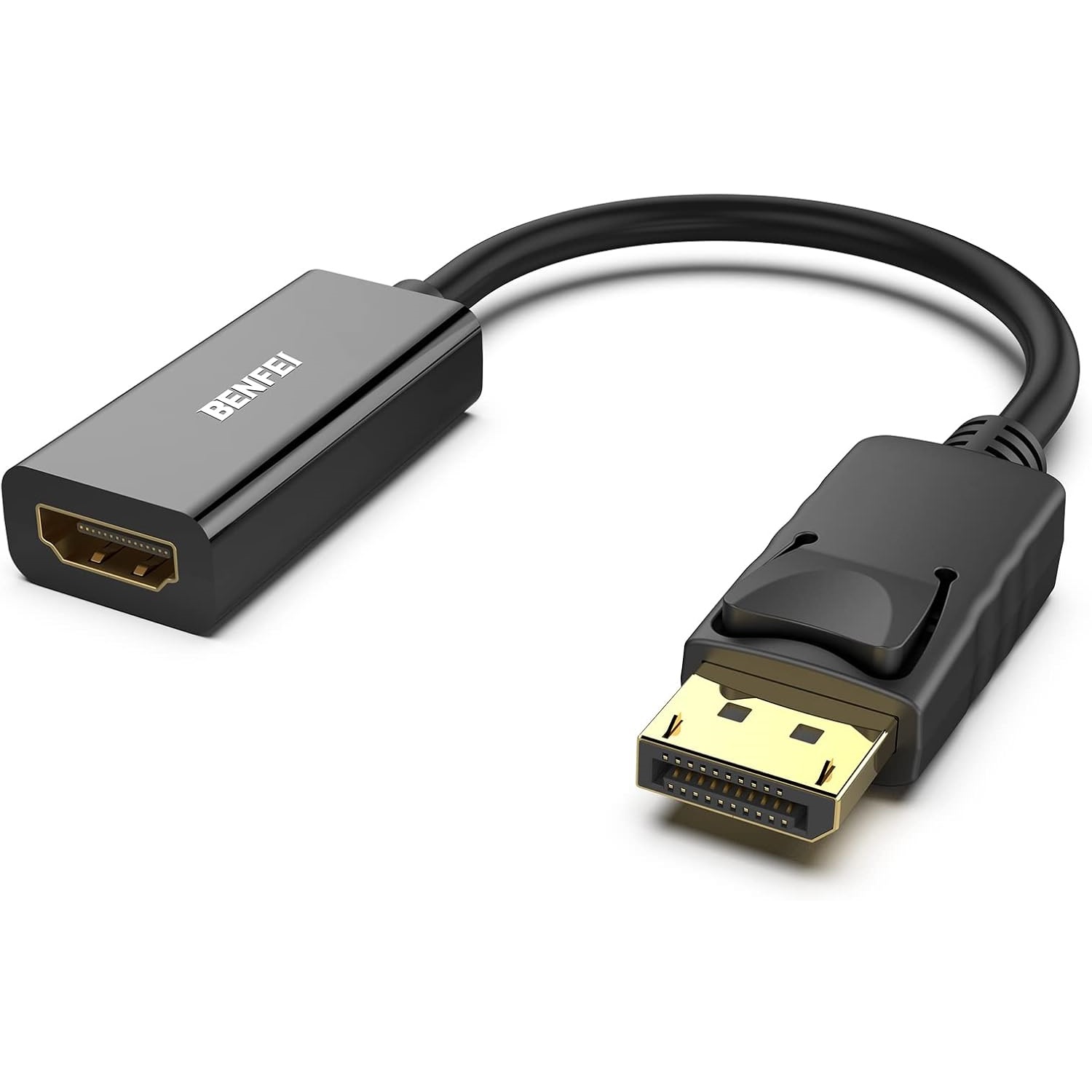 BENFEI adapter DisplayPort 1 2 to HDMI 1 4 4K unidirectional svart
