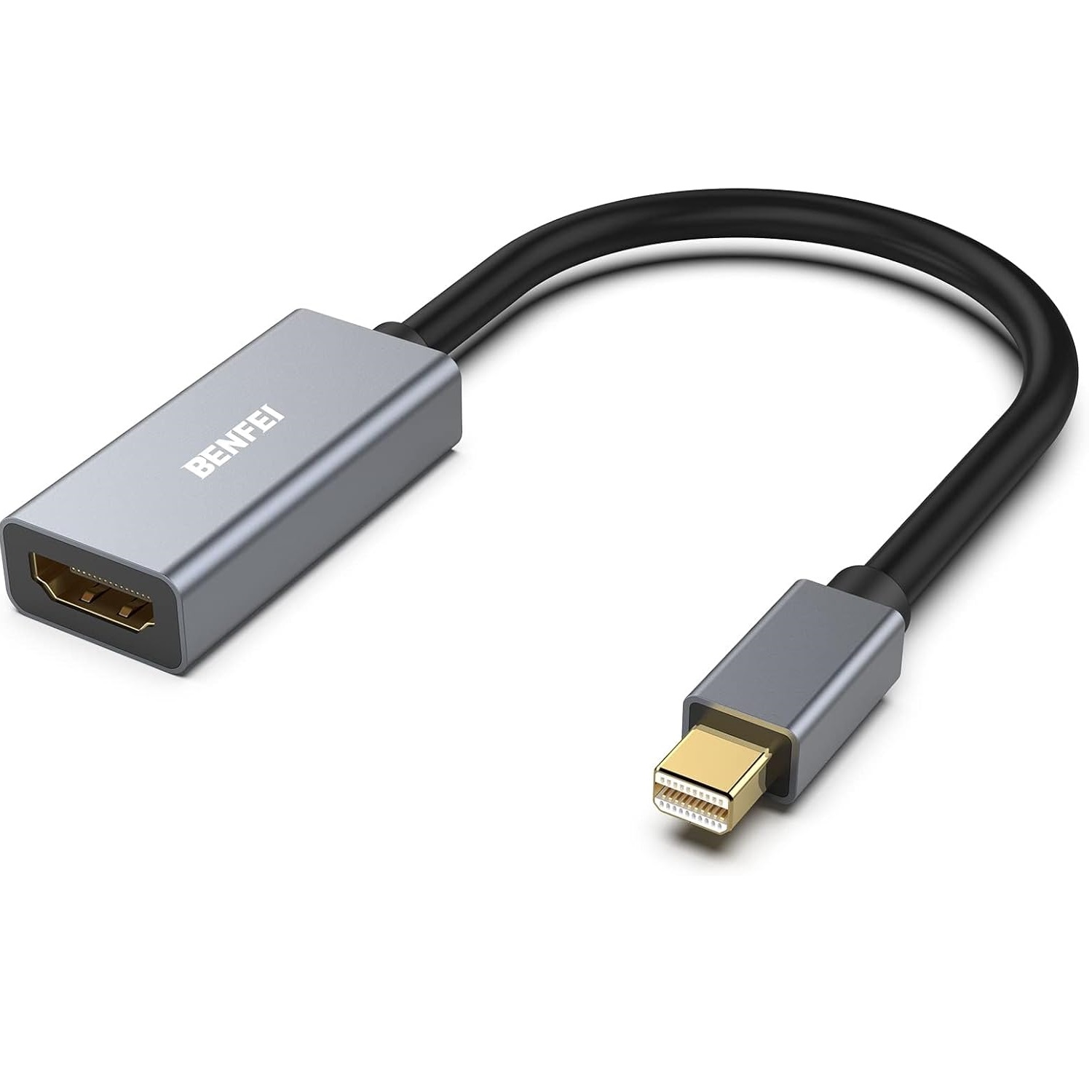 BENFEI adapter mini DisplayPort to HDMI grå