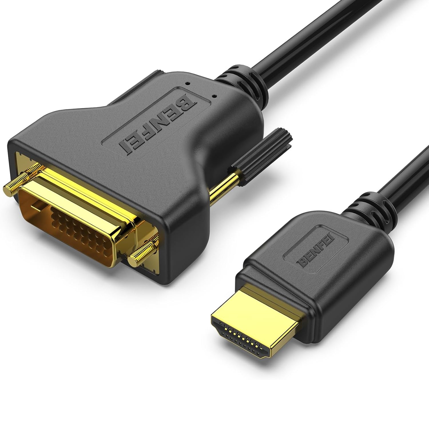 BENFEI kabel HDMI to DVI kabel 0,9 m bidirectional 1080P svart