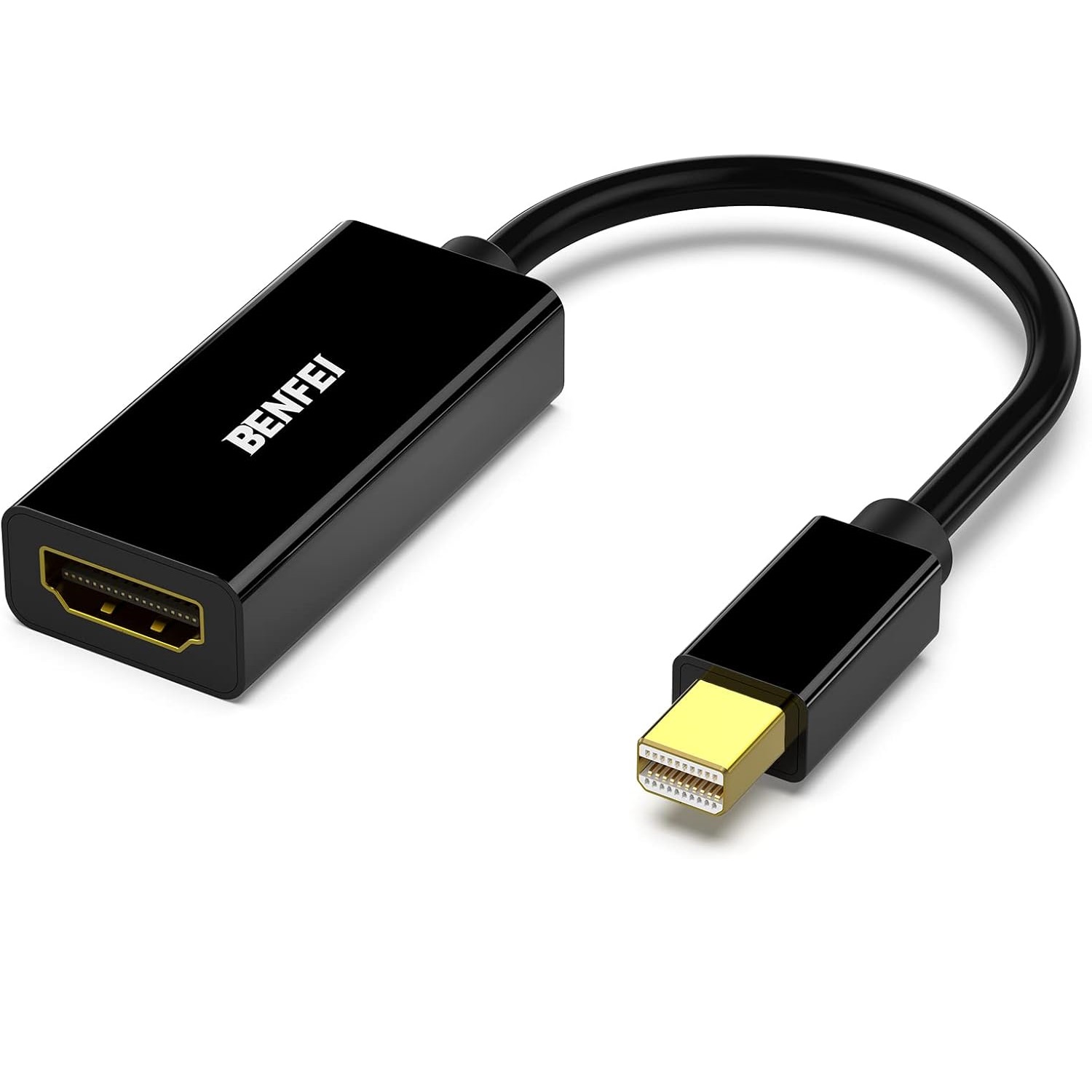 BENFEI adapter mini DisplayPort to HDMI svart