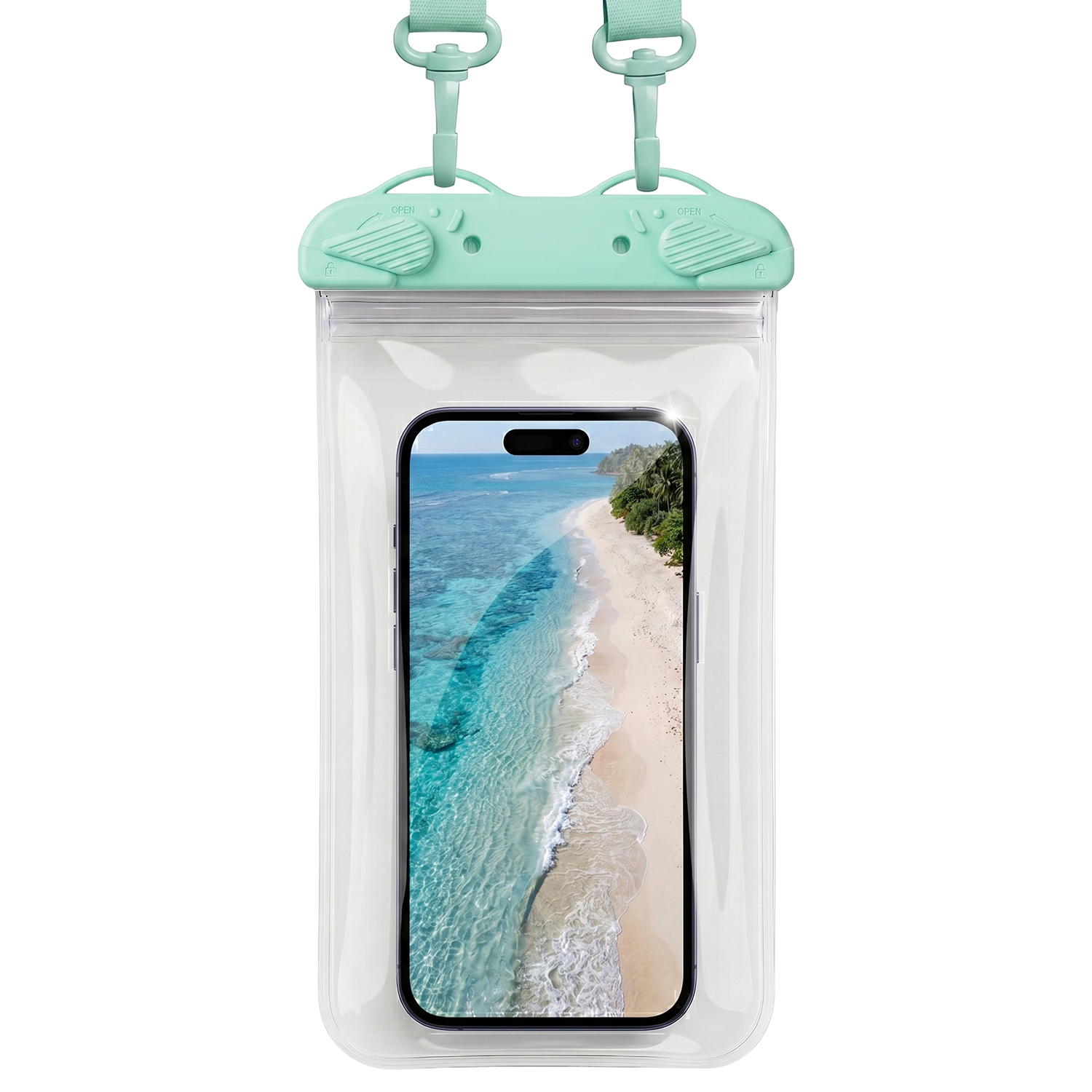 Waterproof fodral rainbow turquoise