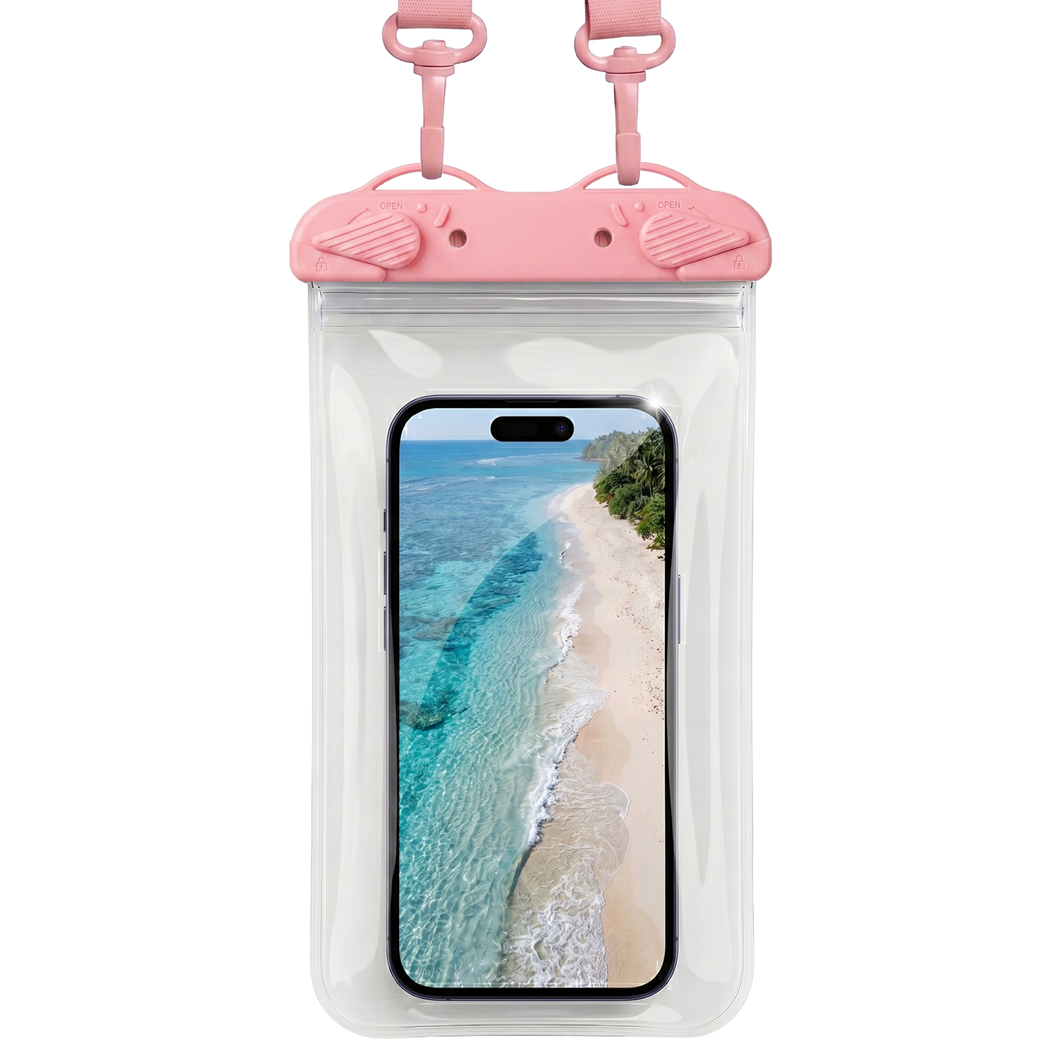 Waterproof fodral rainbow rosa