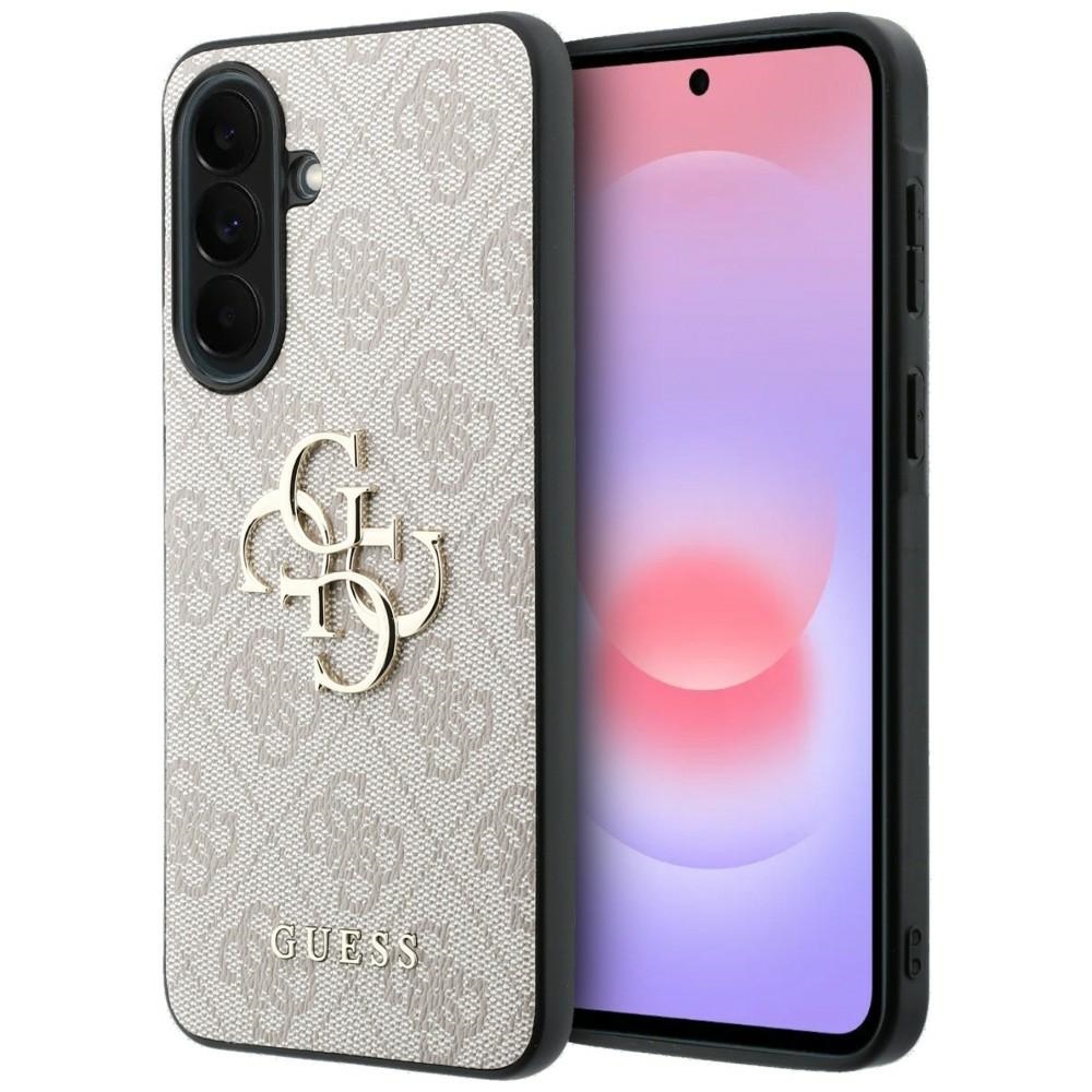 Guess HC PU 4G Big Logo fodral för Samsung Galaxy A37 rosa