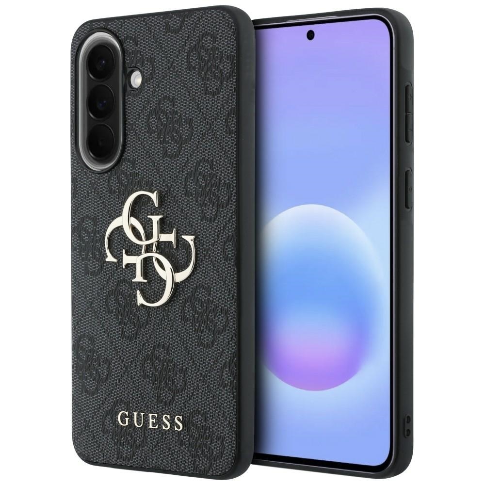 Guess HC PU 4G Big Metal Logo fodral för Samsung Galaxy A57 svart