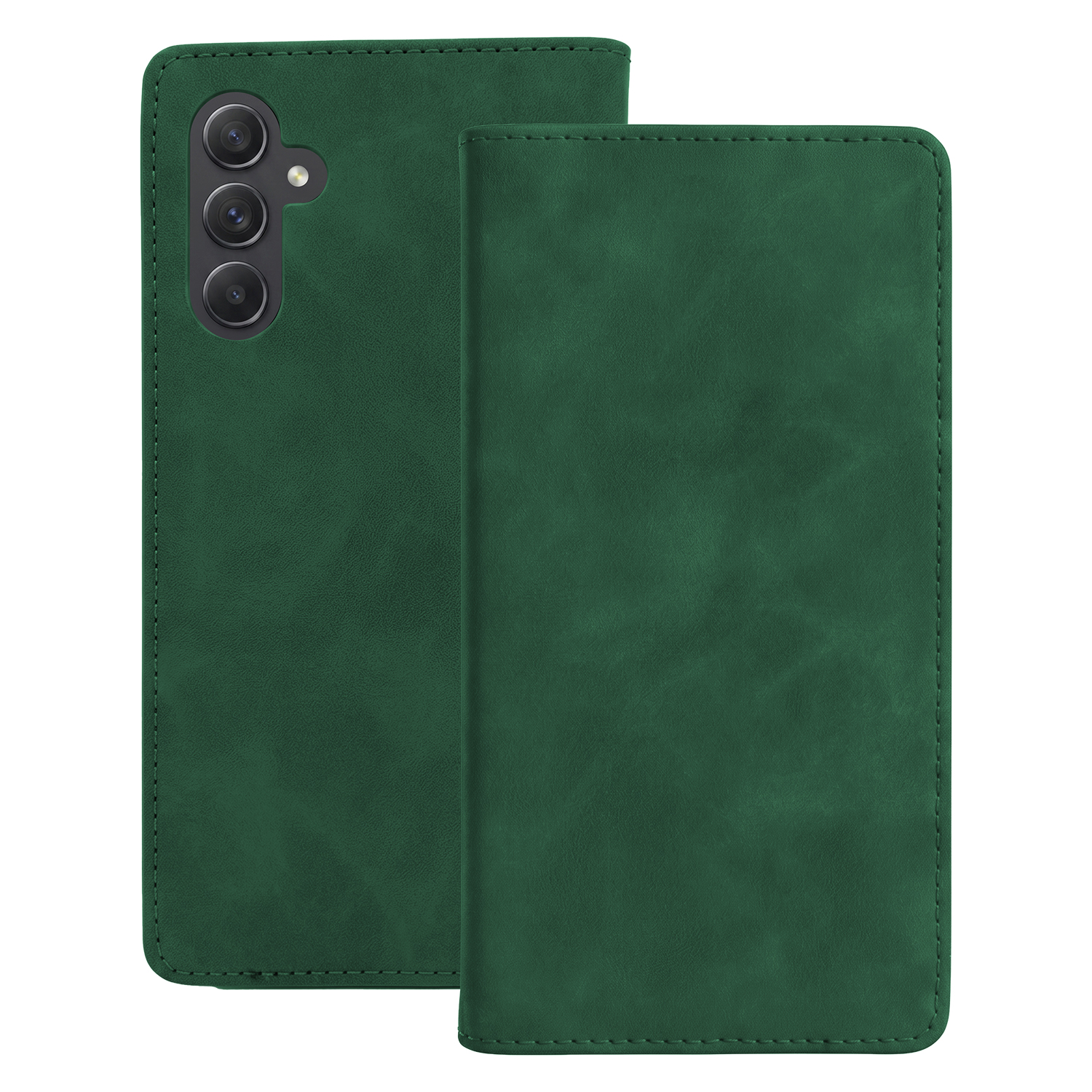 Smart Suede fodral för Samsung Galaxy A14 4G grön