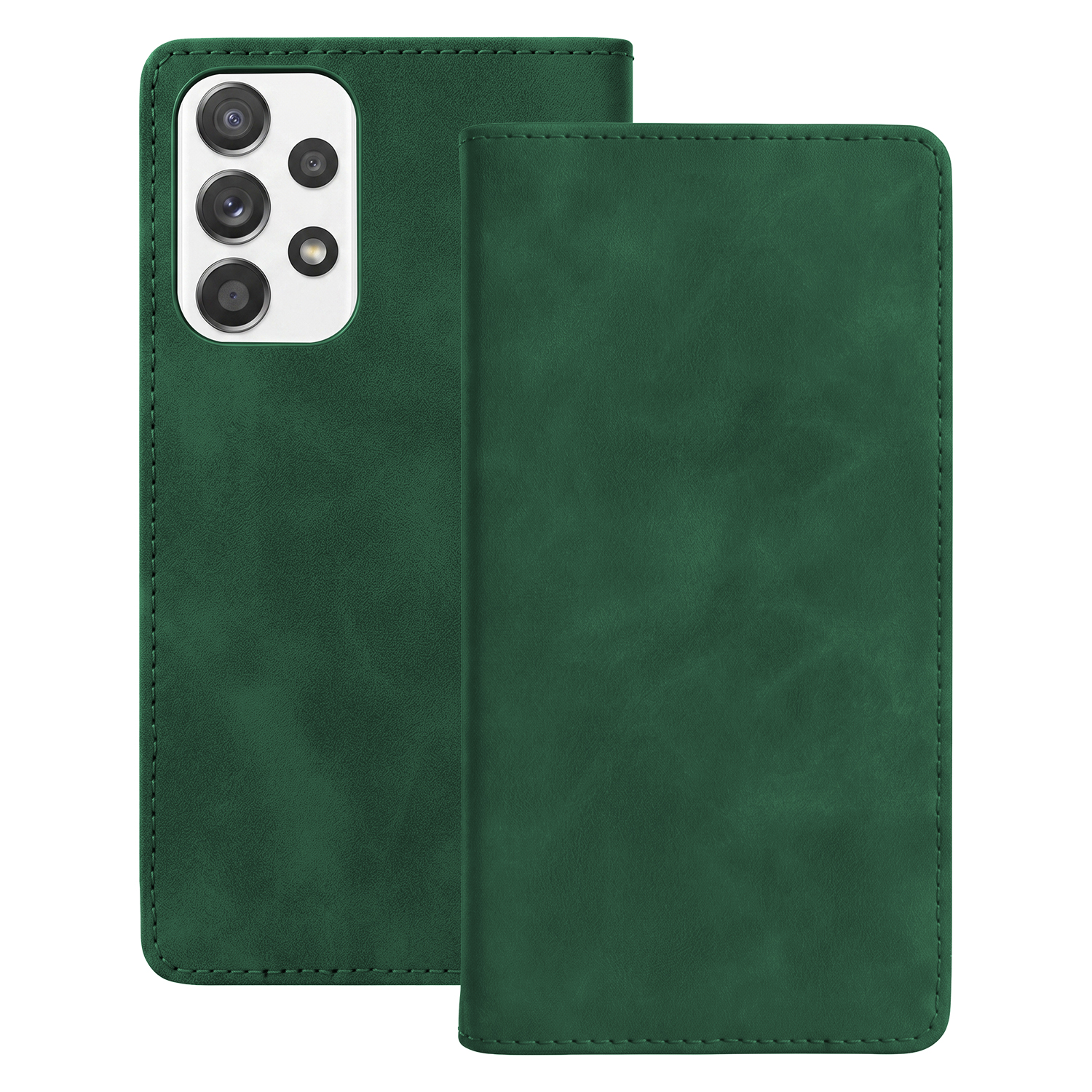 Smart Suede fodral för Samsung Galaxy A52 4G / A52 5G / A52S 5G grön