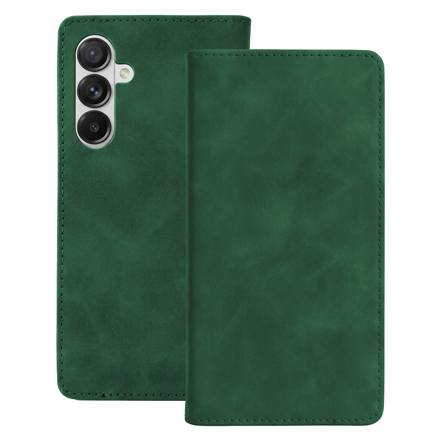Smart Suede fodral för Samsung Galaxy A17 4G / A17 5G / A26 5G / A18 5G grön