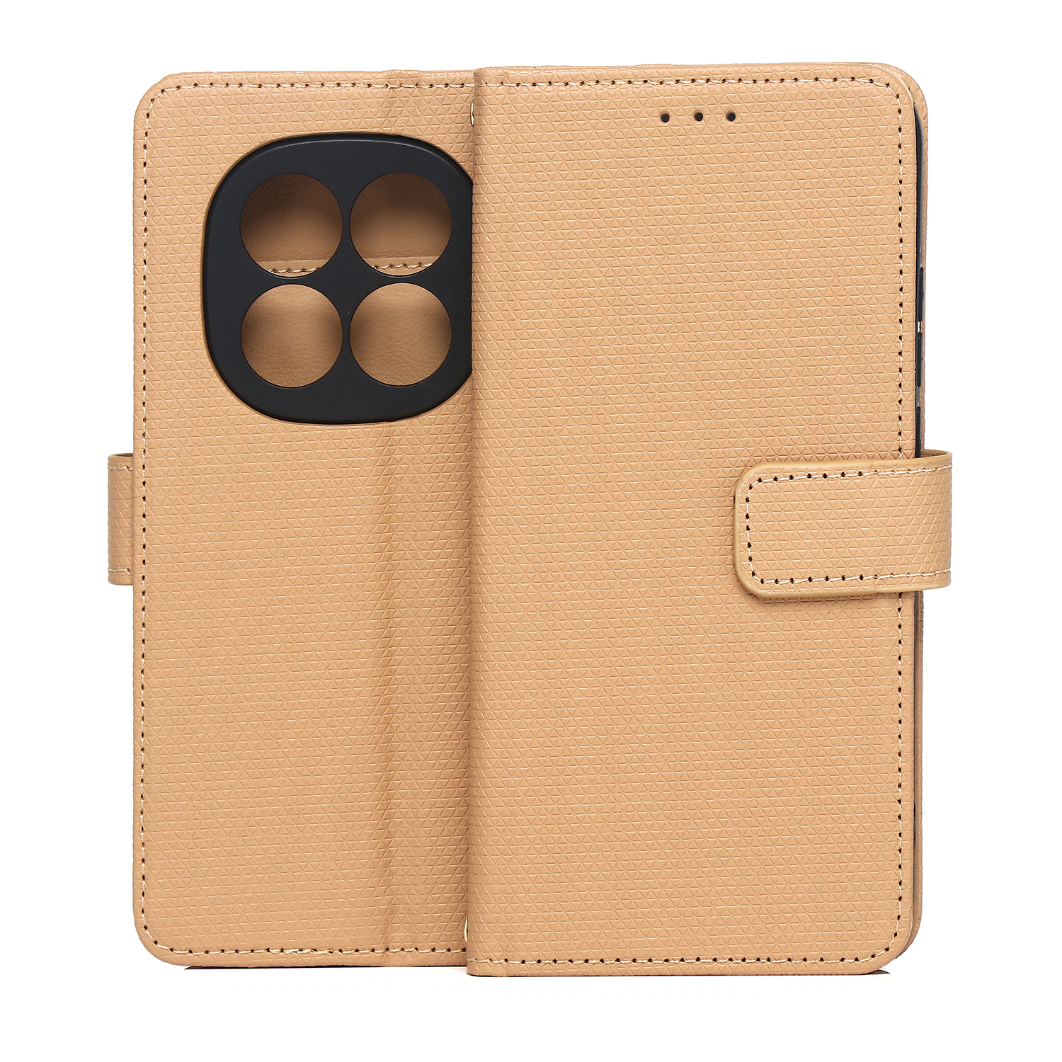 Smart Triangle fodral för Xiaomi Redmi Note 15 Pro Plus 5G brun