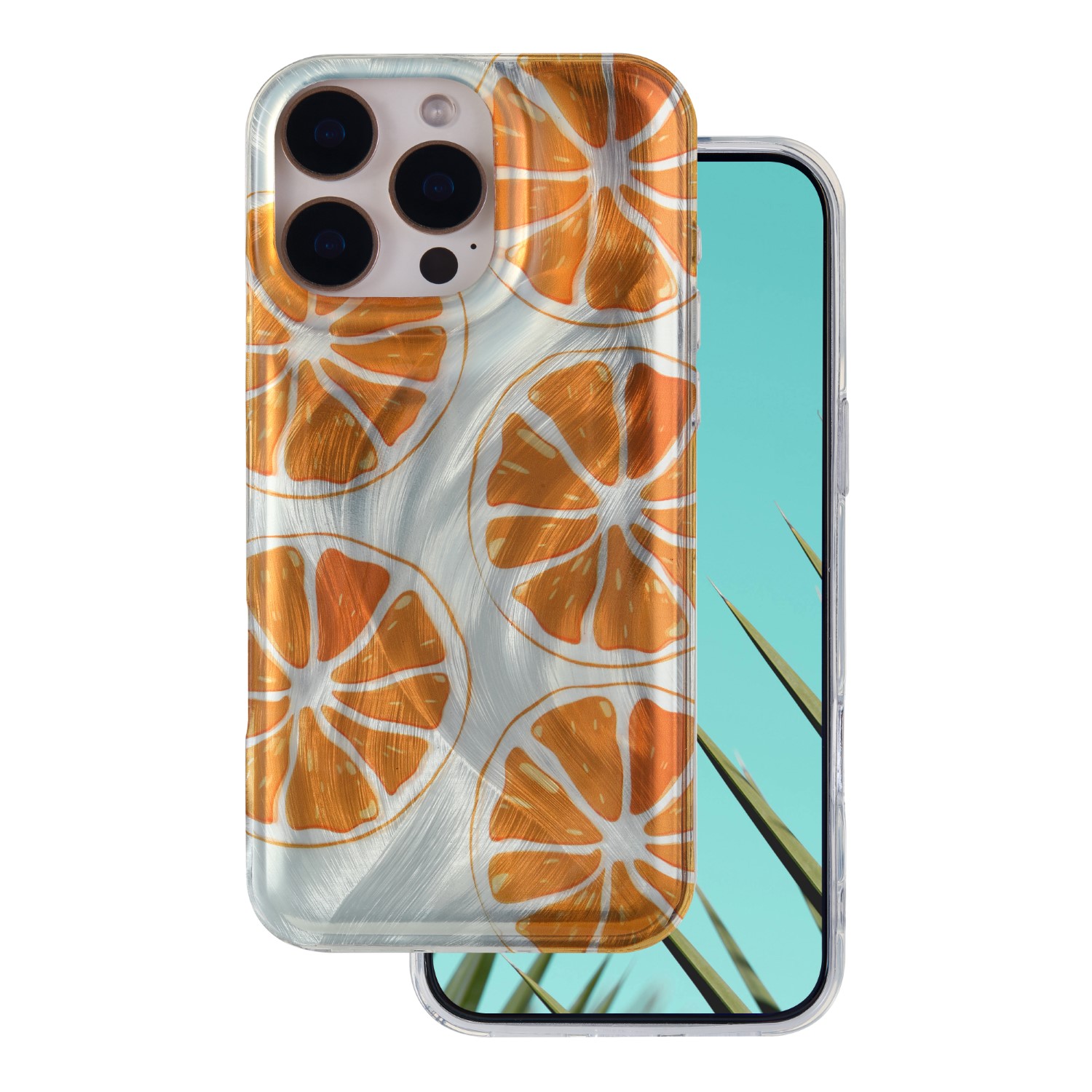 Ultra Trendy Summer skal för iPhone 16 Pro orange