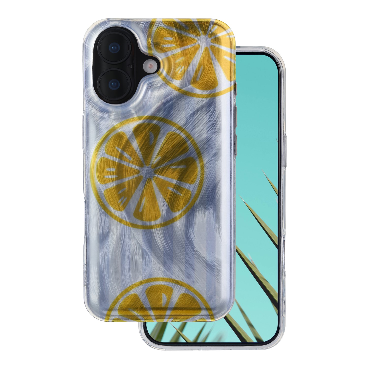 Ultra Trendy Summer skal för iPhone 16 lemon