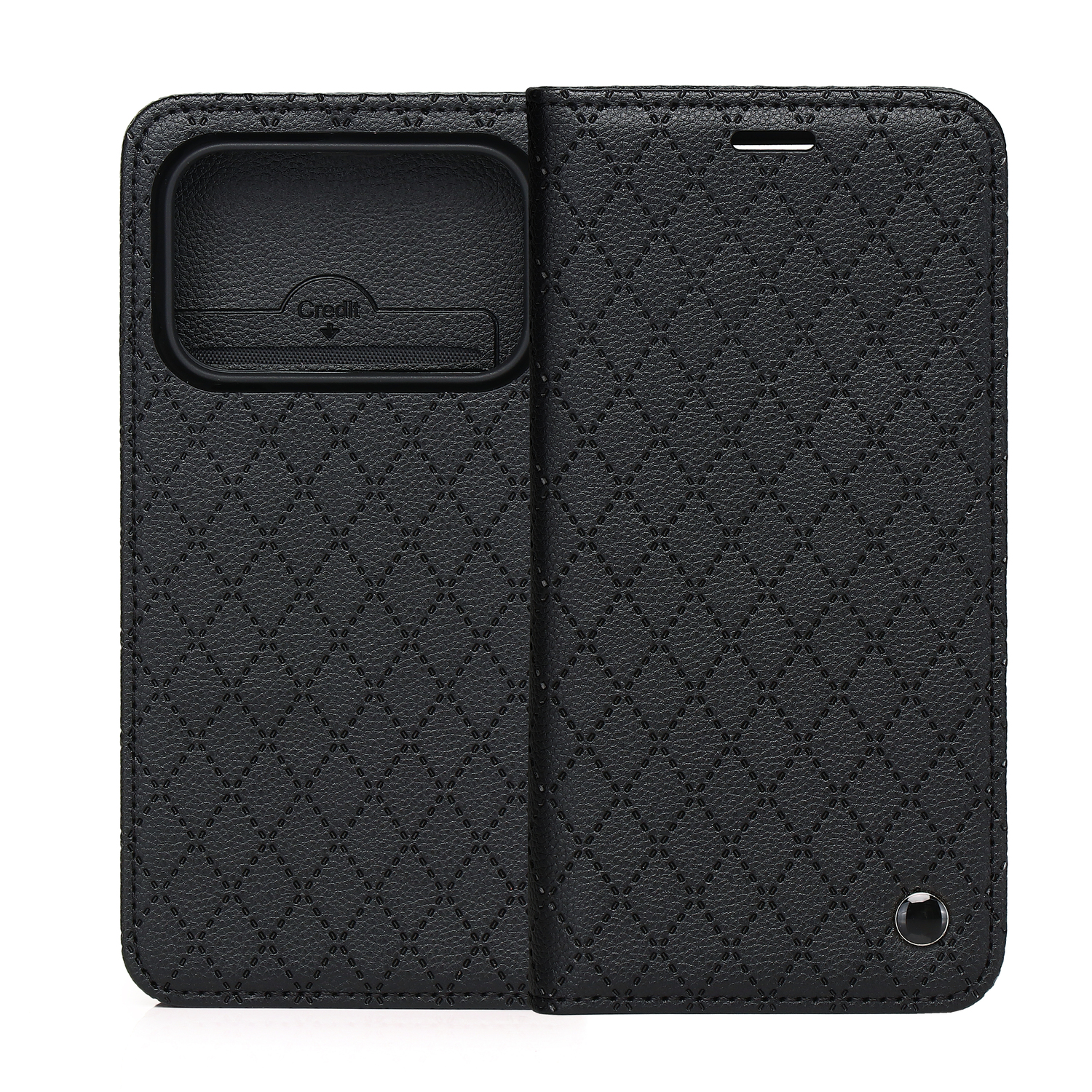 Smart Caro fodral för Honor 600 / Honor 600 Pro svart