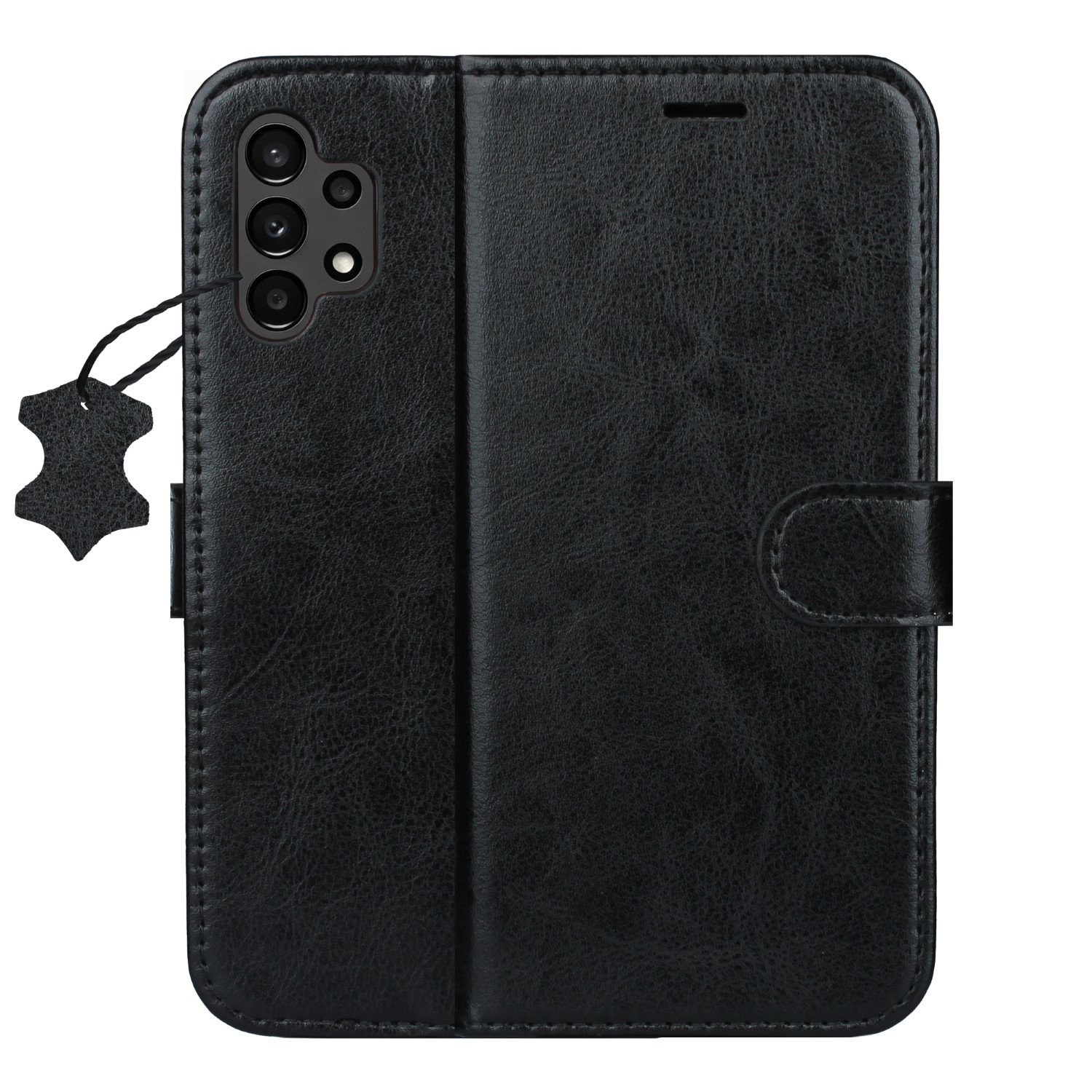 Smart Luxe leather fodral för Samsung Galaxy A13 4G svart