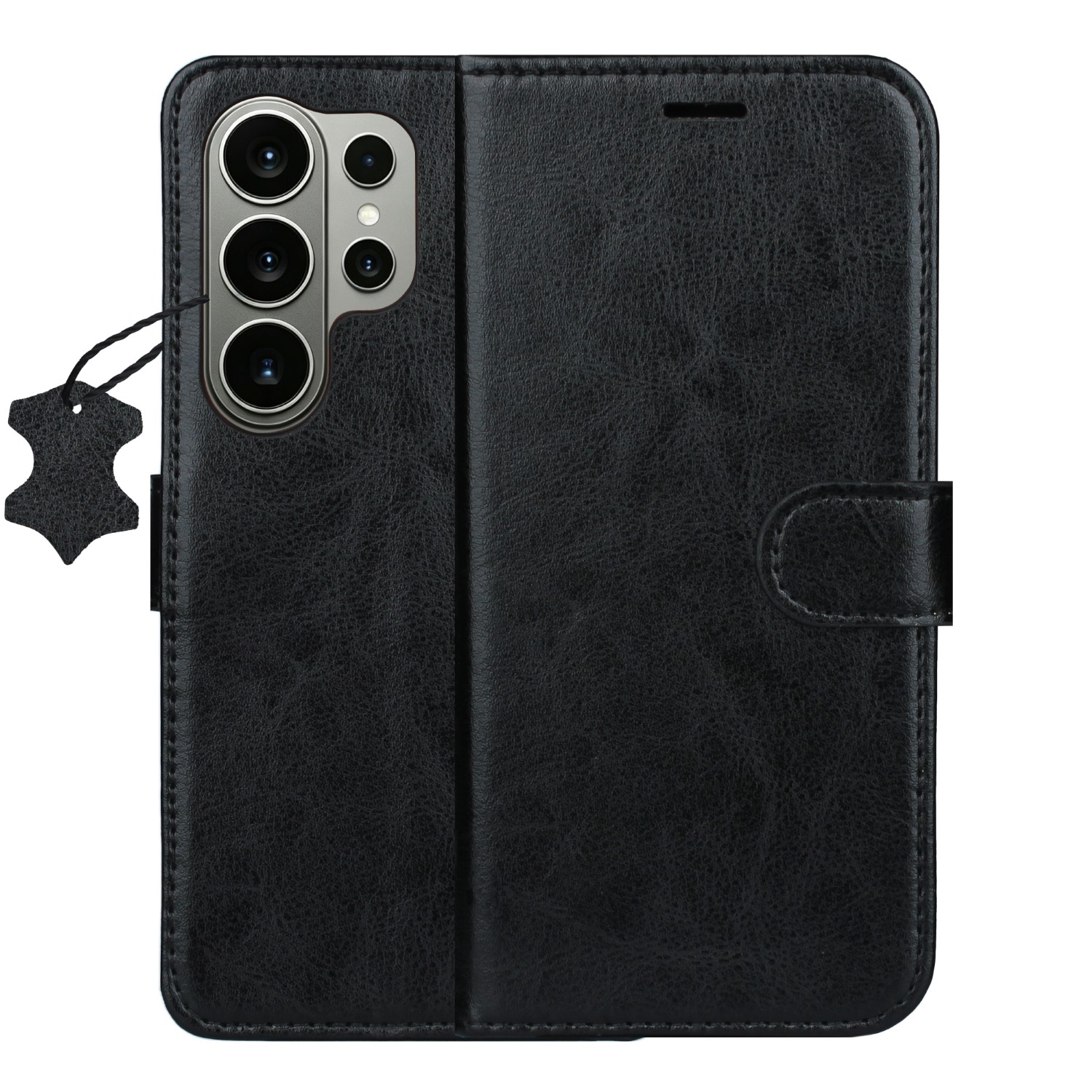 Smart Luxe leather fodral för Samsung Galaxy S26 Ultra svart