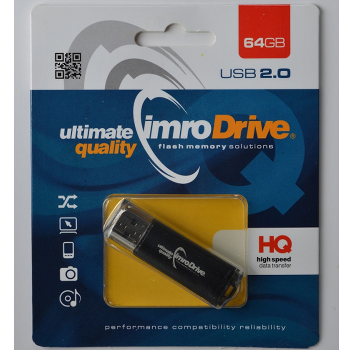 Imro pendrive 64GB USB 2 0 svart