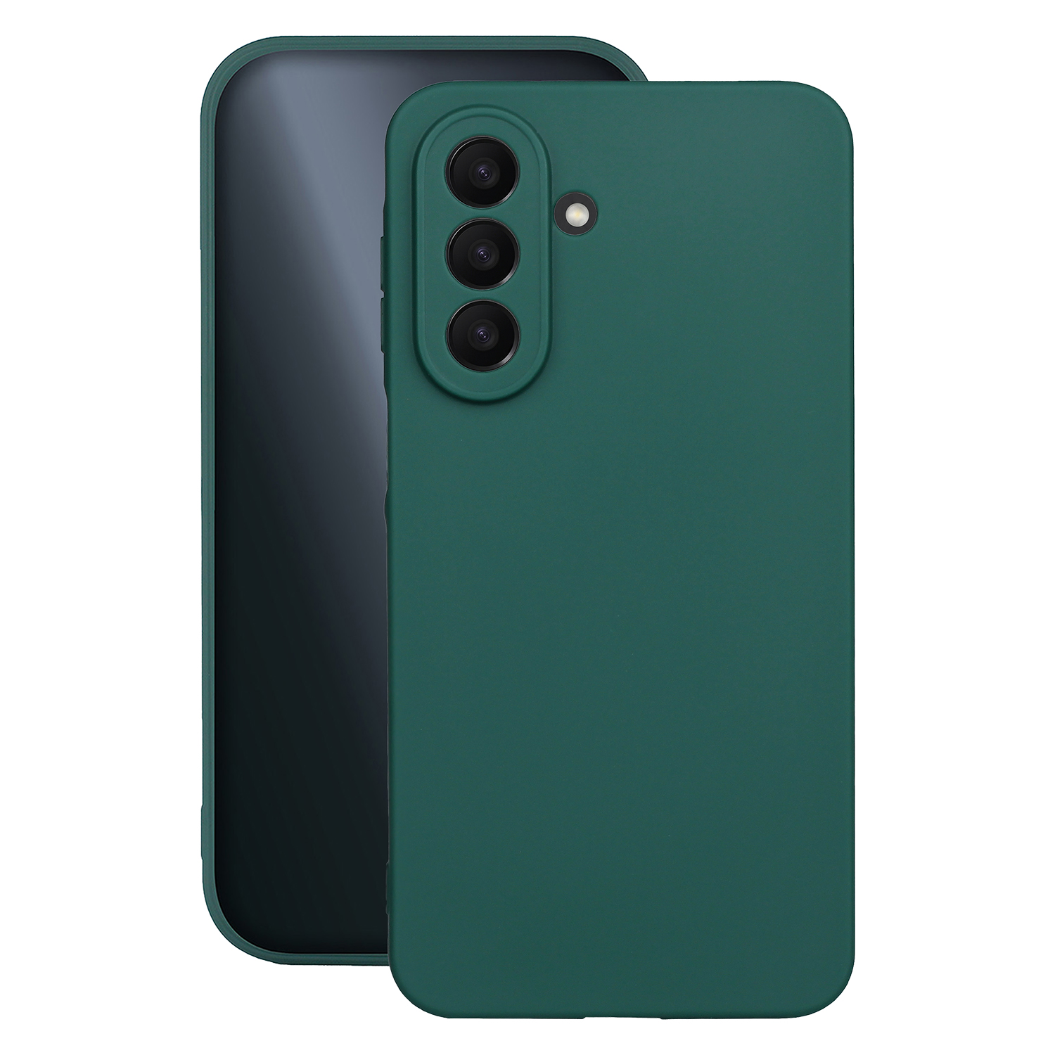 Matt TPU skal för Samsung Galaxy A27 5G forest grön