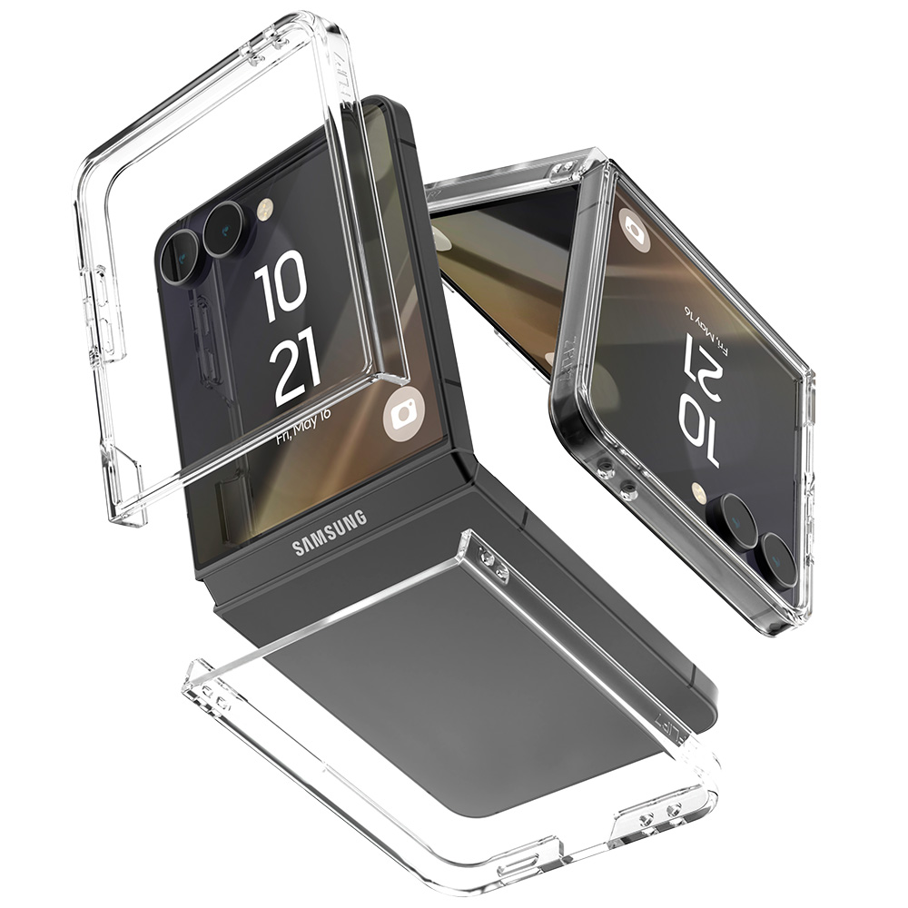 Mercury Hard PC fodral för Samsung Galaxy Z Flip8 transparent