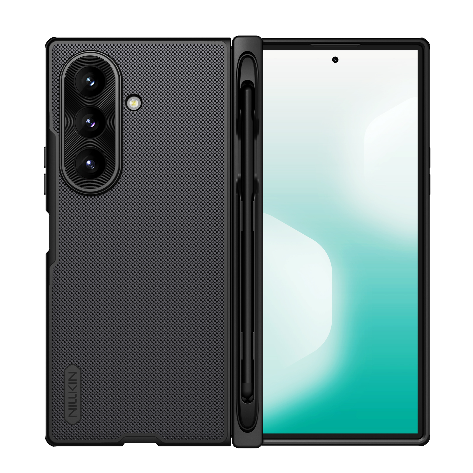 Nillkin Super Frosted Shield Fold Magnetic fodral för Samsung Galaxy Z Fold 8 Ultra + PEN svart