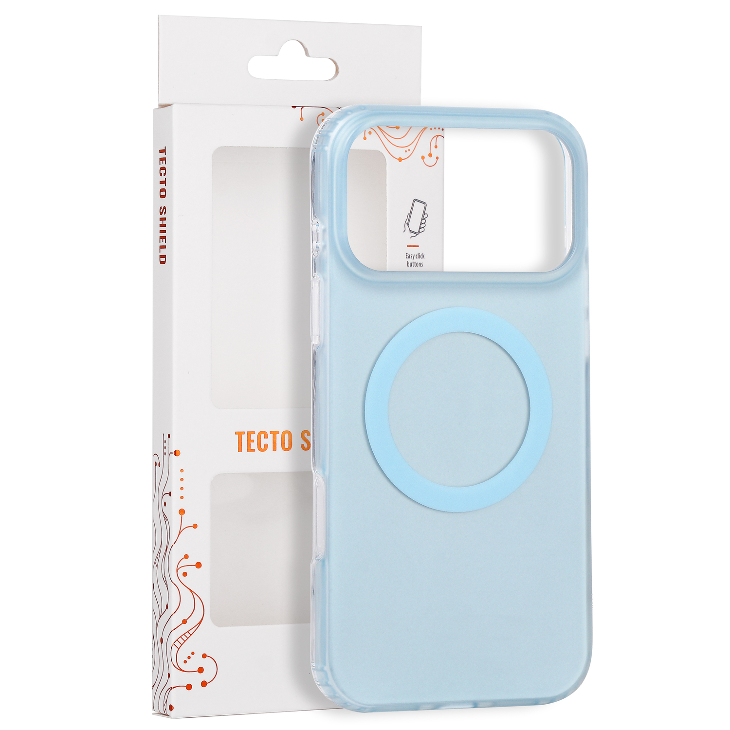 Tecto Shield Mistiq Mag skal för iPhone 17 Pro Max / 18 Pro Max blå