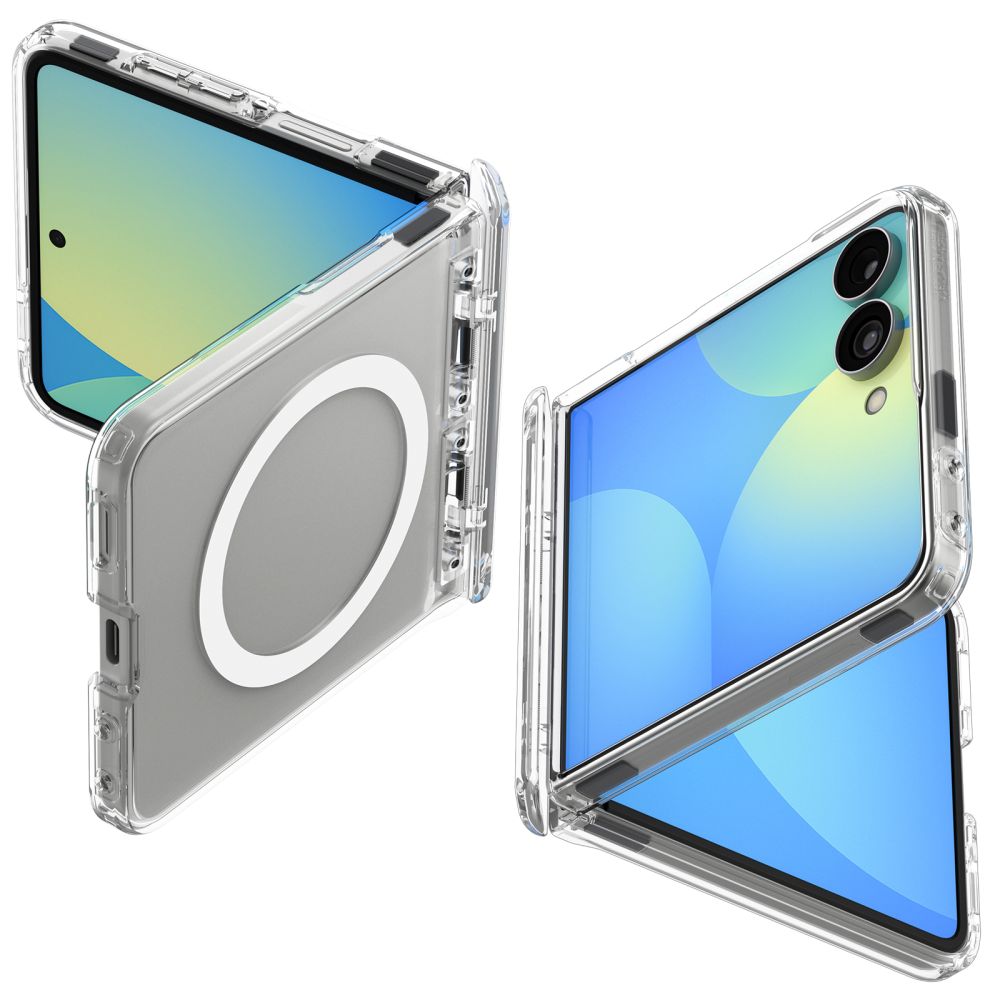 Spigen Ultra Hybrid Pro Magsafe fodral för Samsung Galaxy Z Flip 8 transparent