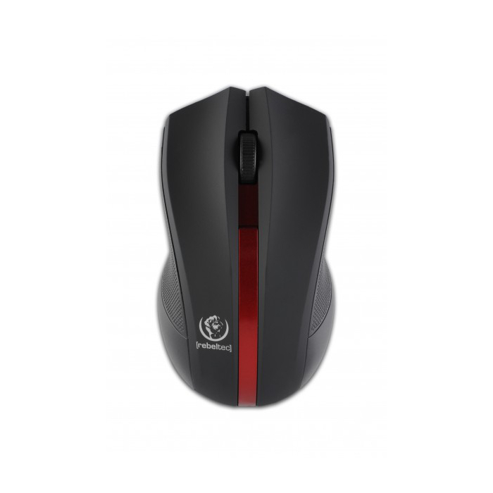 Rebeltec wireless mouse Galaxy svart / röd