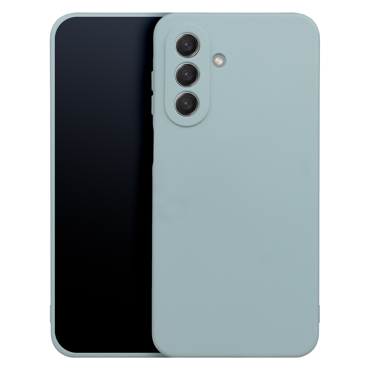 Silicon skal för Samsung Galaxy A17 4G / A17 5G / A18 5G silver