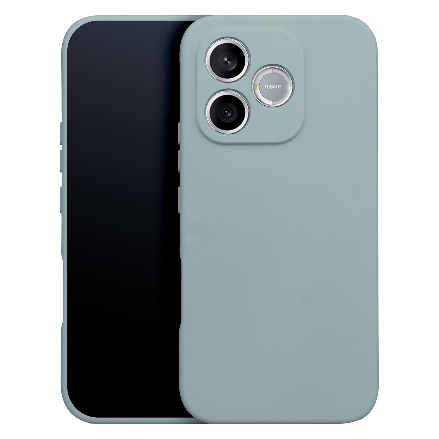 Silicon skal för Honor 600 Lite silver