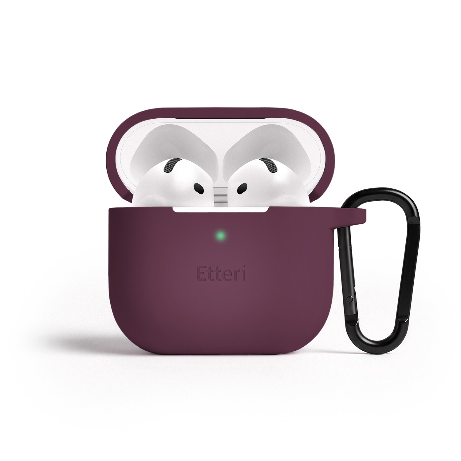 Etteri silicone fodral för AirPods 4 / AirPods 5 dark cherry