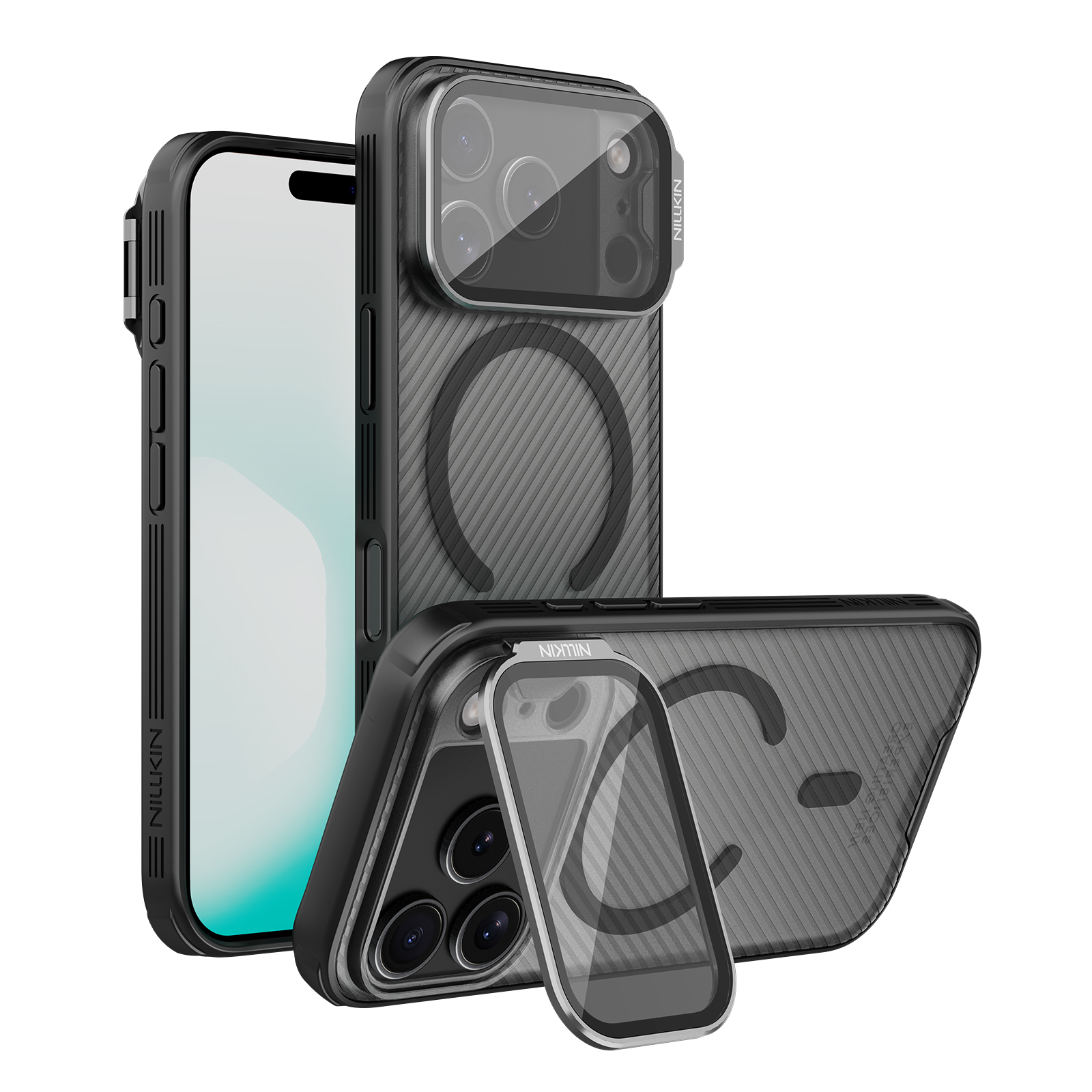 NILLKIN CAMSHIELD PROP MAGNETIC fodral IPHONE 17 PRO / IPHONE 18 PRO, svart / CZARNY