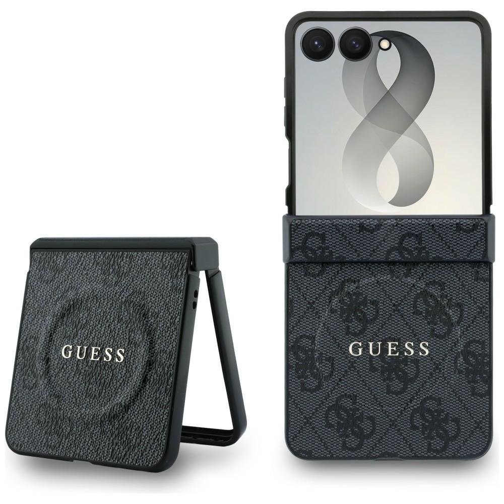 Guess HC Magnetic 4G PU CLASSIC fodral för Samsung Galaxy Z Flip 8 svart