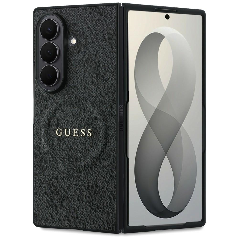 Guess HC Magnetic 4G PU CLASSIC fodral för Samsung Galaxy Z Fold 8 Ultra svart